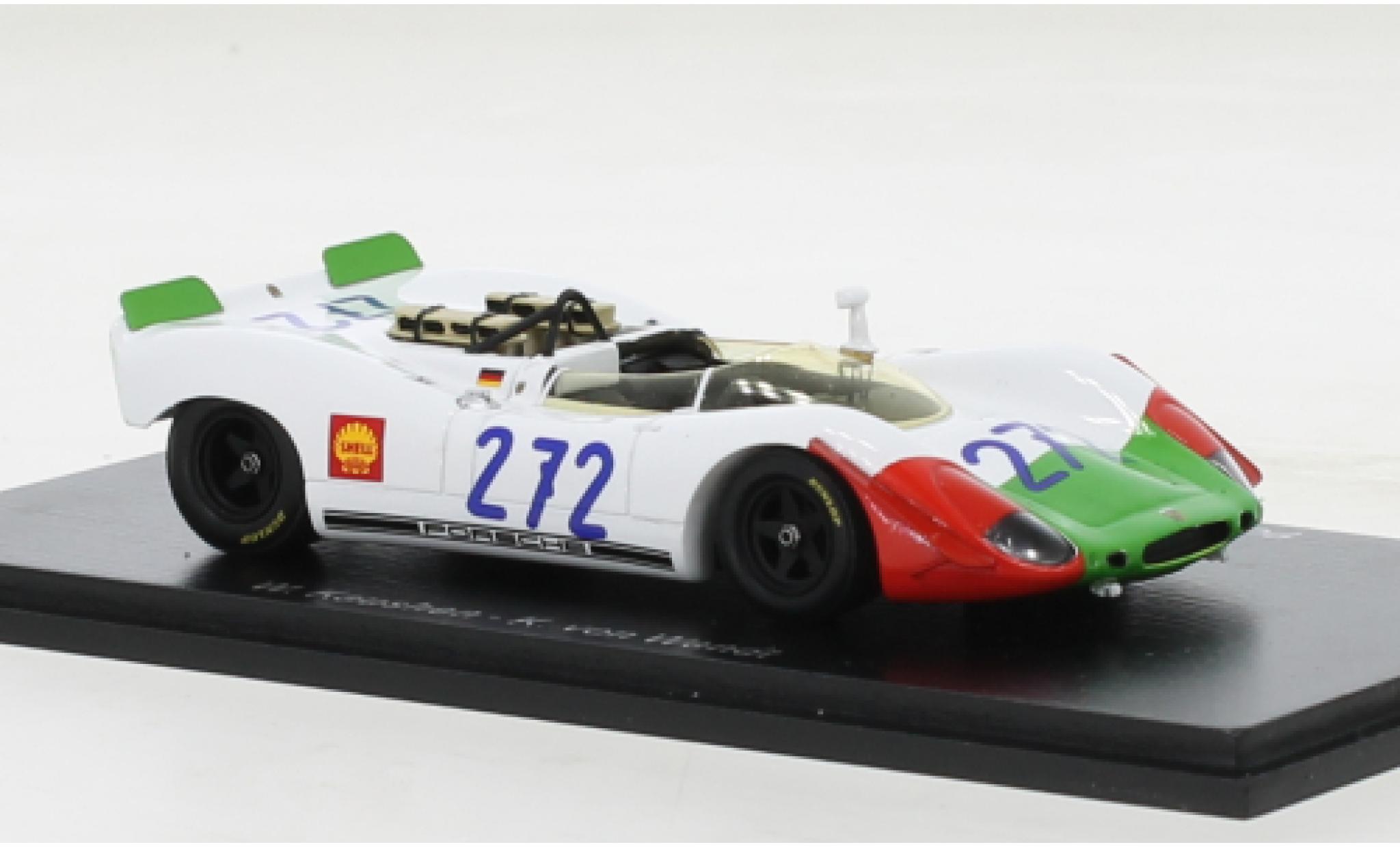 Porsche 908 1969 1/43 Spark -2 RHD No.272 Targa Florio modelauto