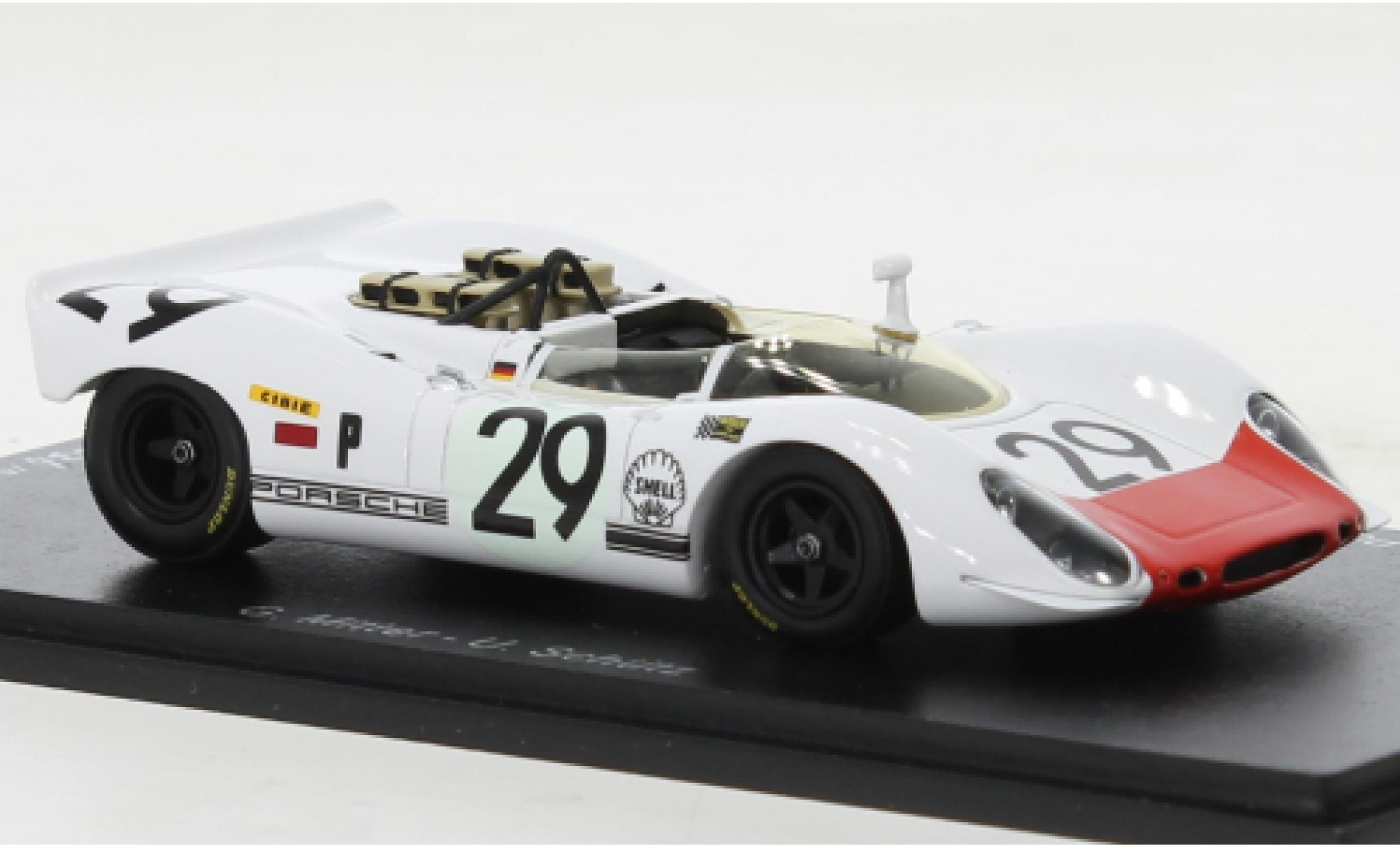 Porsche 908 1969 1/43 Spark -2 RHD No.29 12h Sebring modelauto