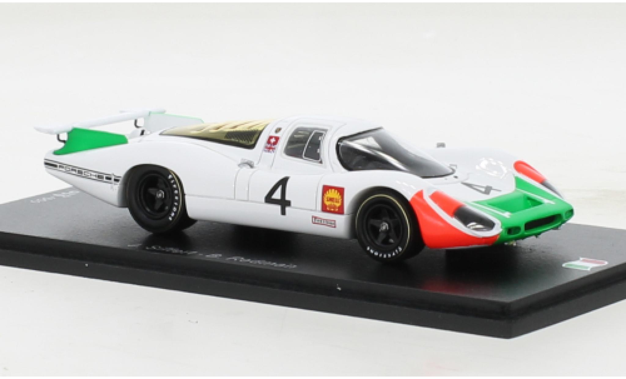 Porsche 908 1969 1/43 Spark LH RHD No.4 1000km Monza modelauto