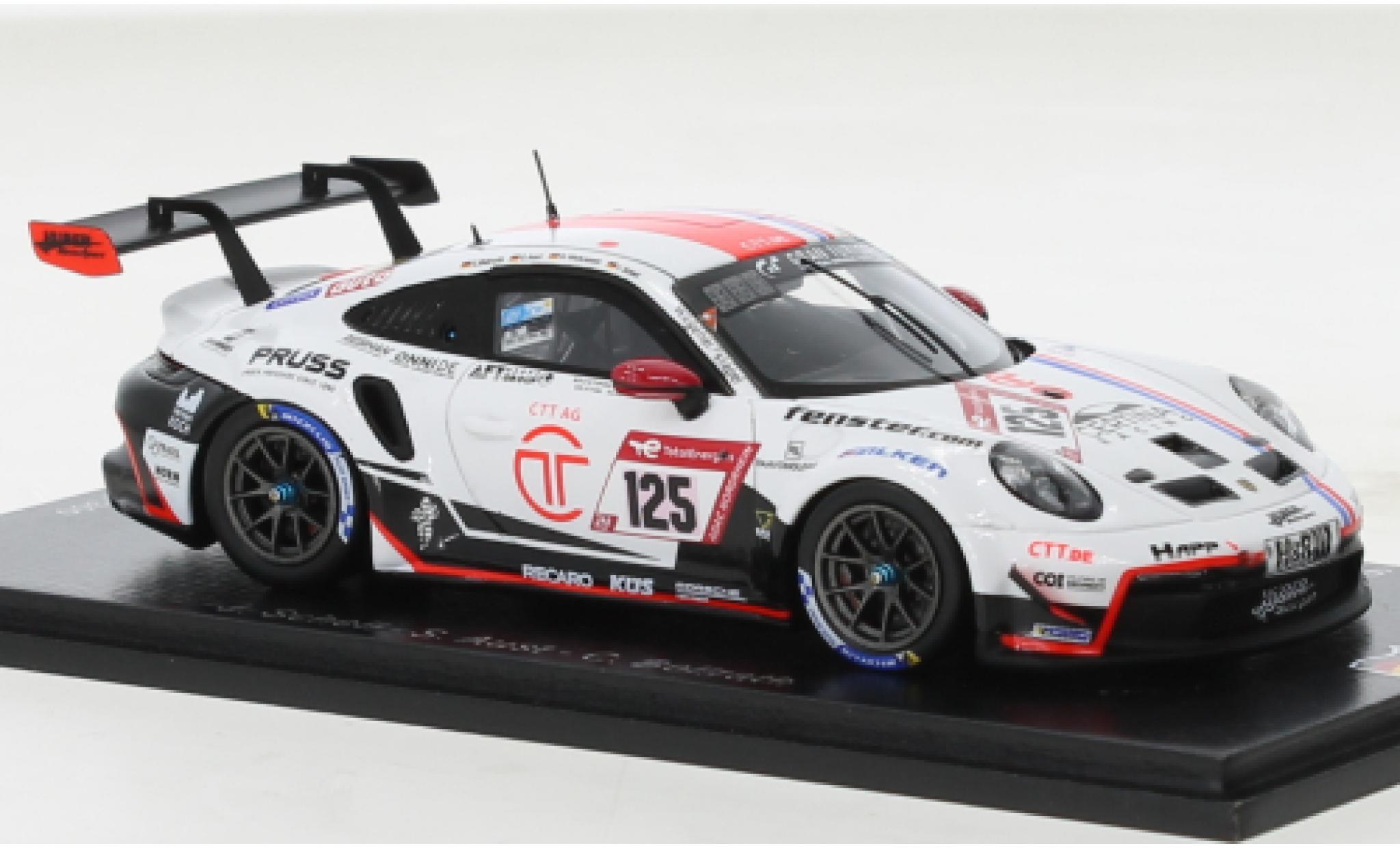 Porsche 991 GT3 Cup 1/43 Spark 911  No.125 Huber Motorsport 24h N&uuml;rburgring 2022 modelauto