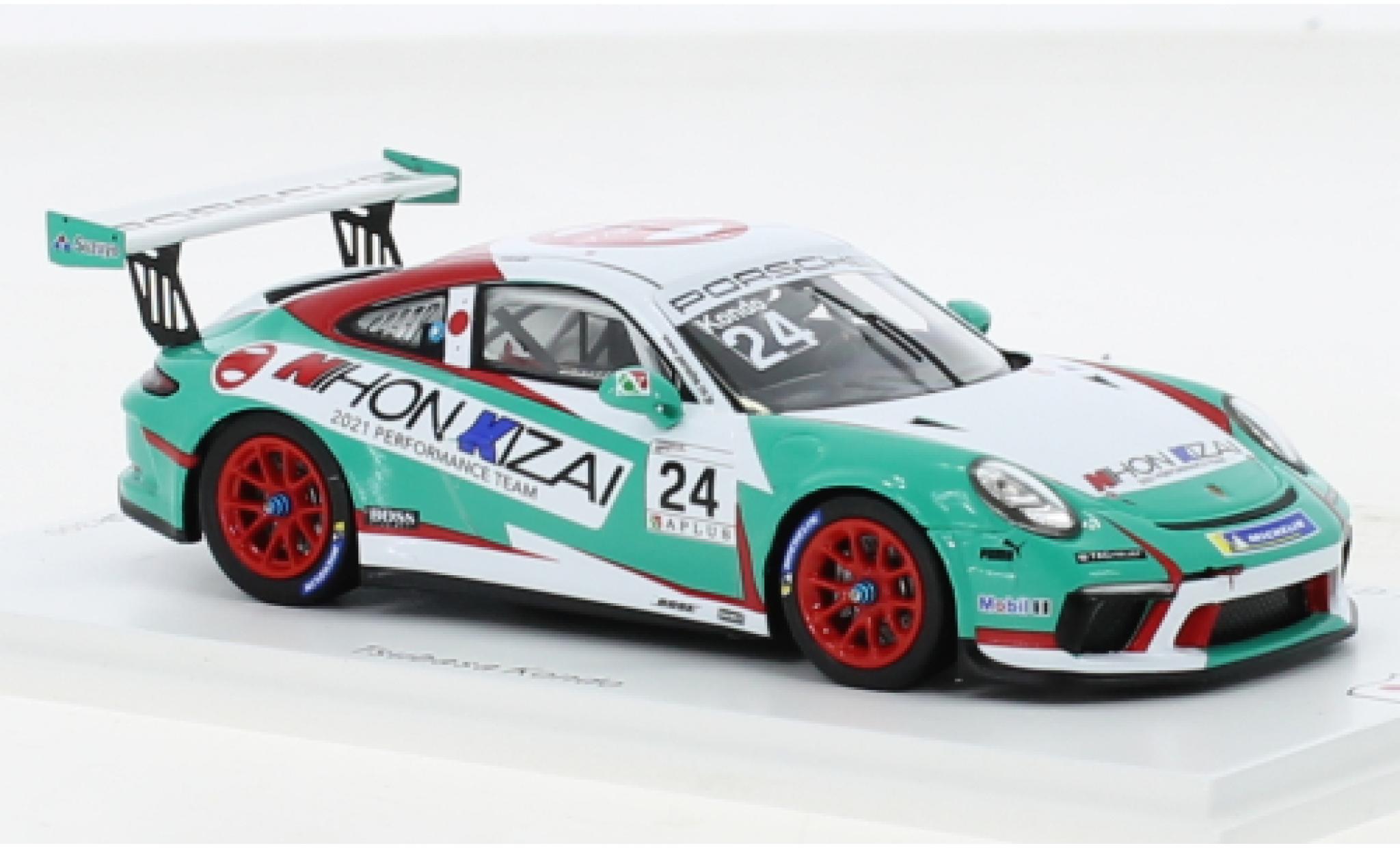 Porsche 991 GT3 Cup 1/43 Spark 911  No.24 Carrera Cup Japan 2021 modelauto