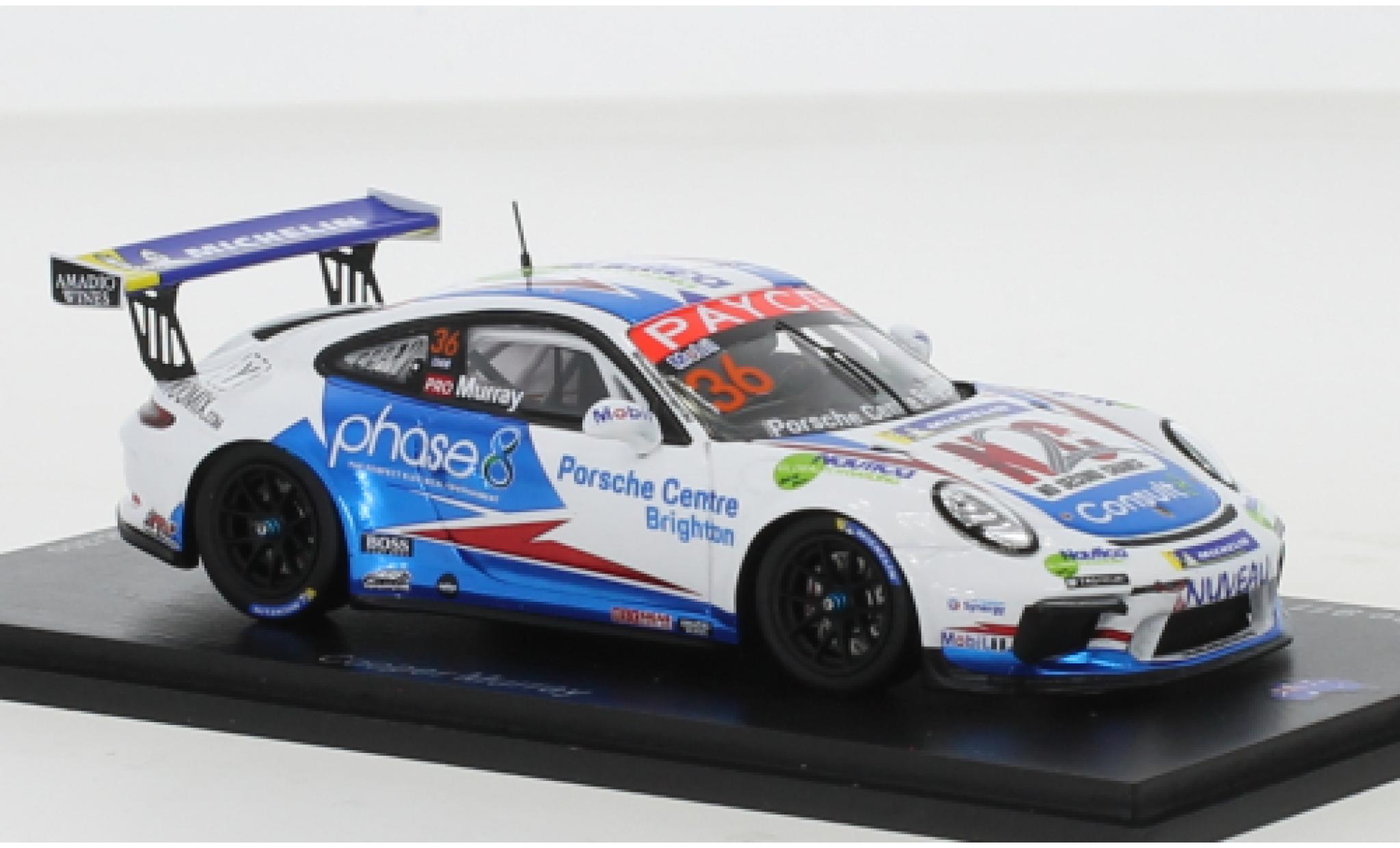 Porsche 992 GT3 1/43 Spark 911 (991) Cup No.36 Carrera Cup Australia 2020 modelauto