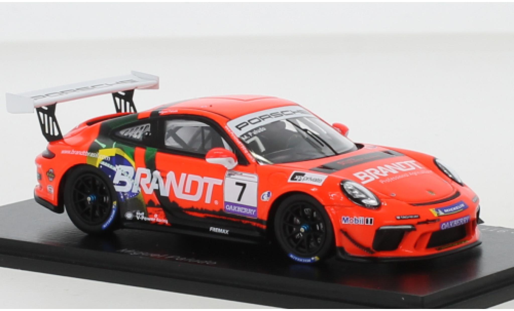 Porsche 992 GT3 1/43 Spark 911 (991) Cup No.7 Carrera Cup Brasilien 2020 modelauto