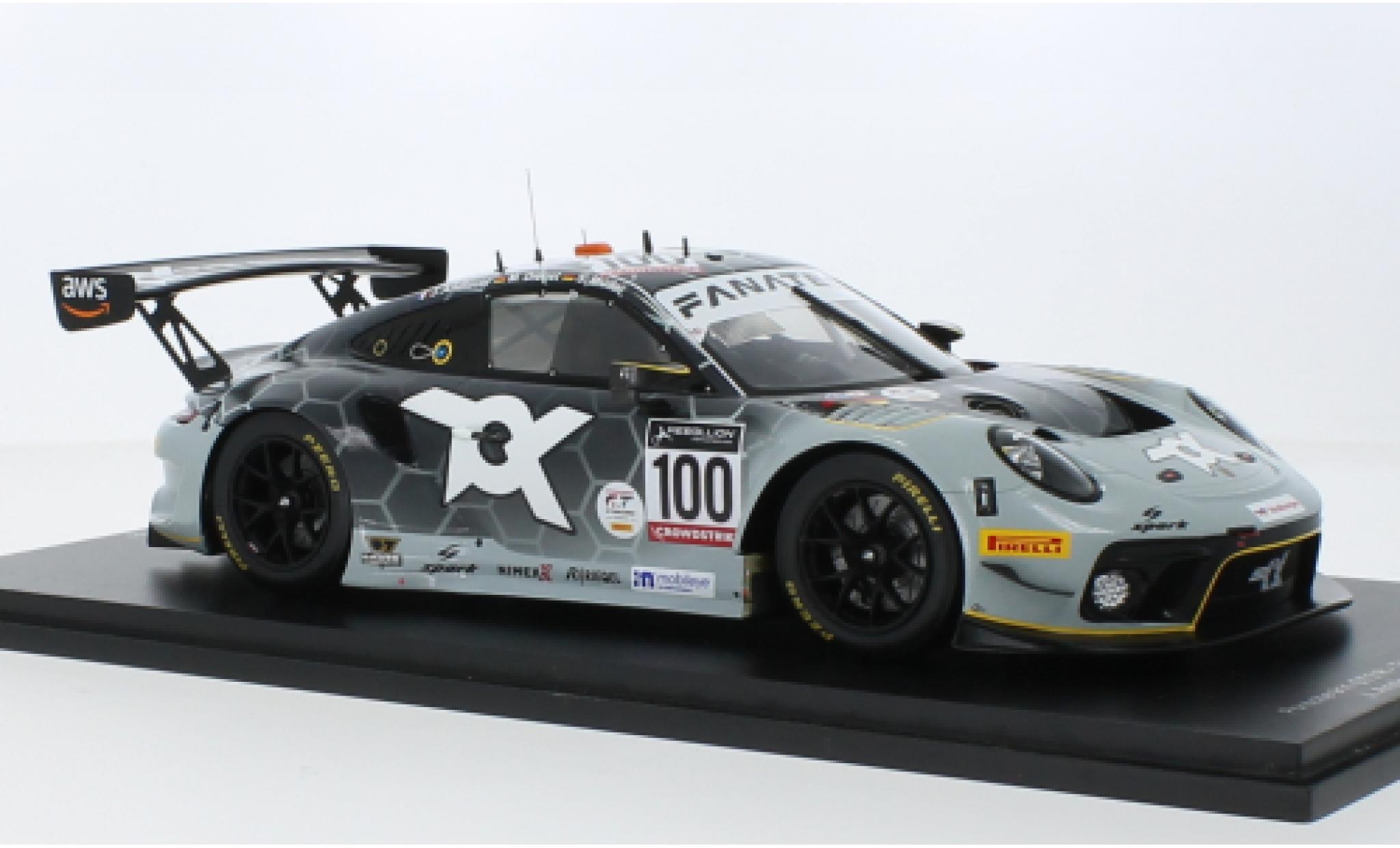 Porsche 991 GT3 R 1/43 Spark 911  No.100 Toksport WRT 24h Spa 2022 modelauto