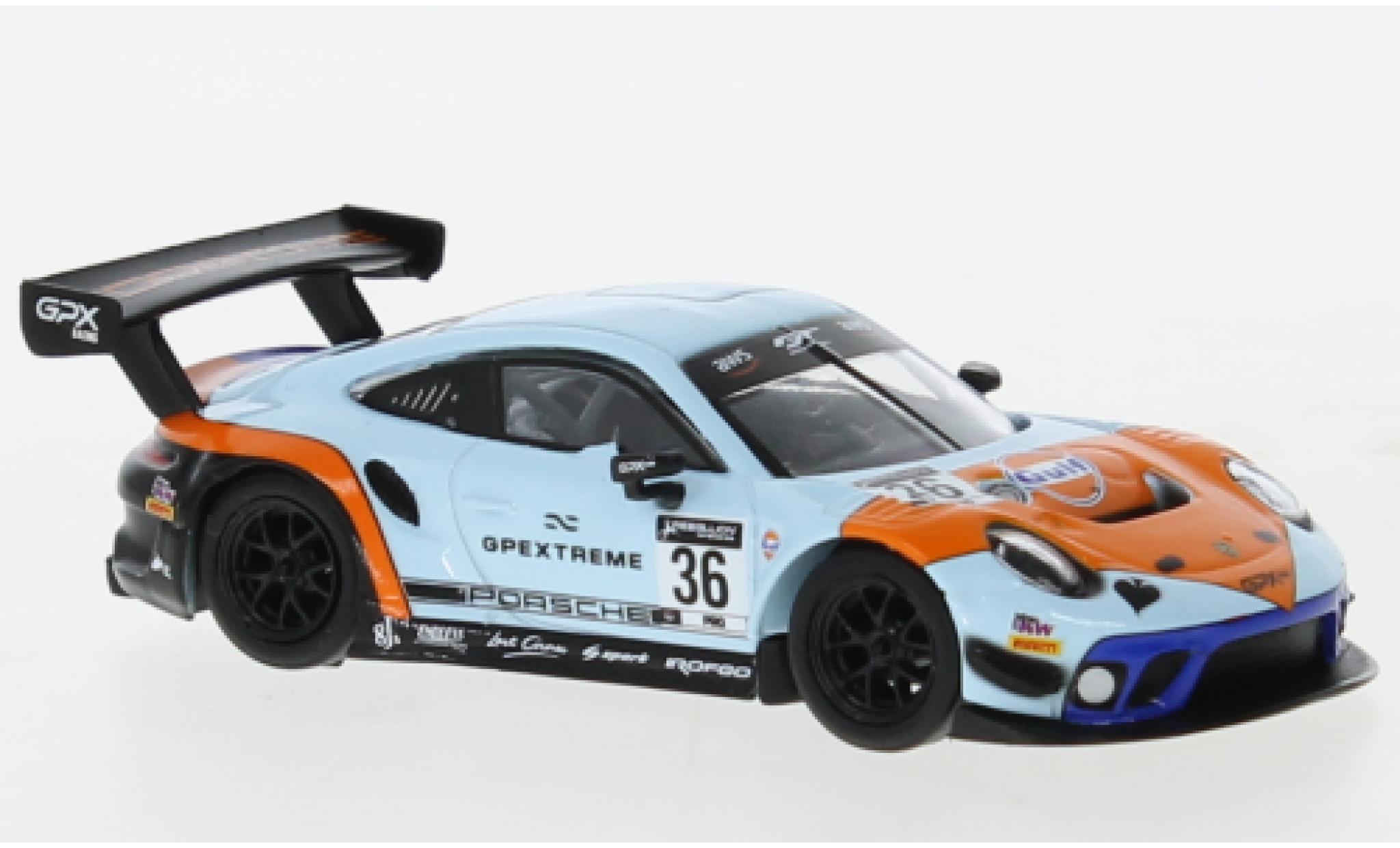 Porsche 991 GT3 R 1/64 Spark 911  No.36 GPX Racing The Spade modelauto