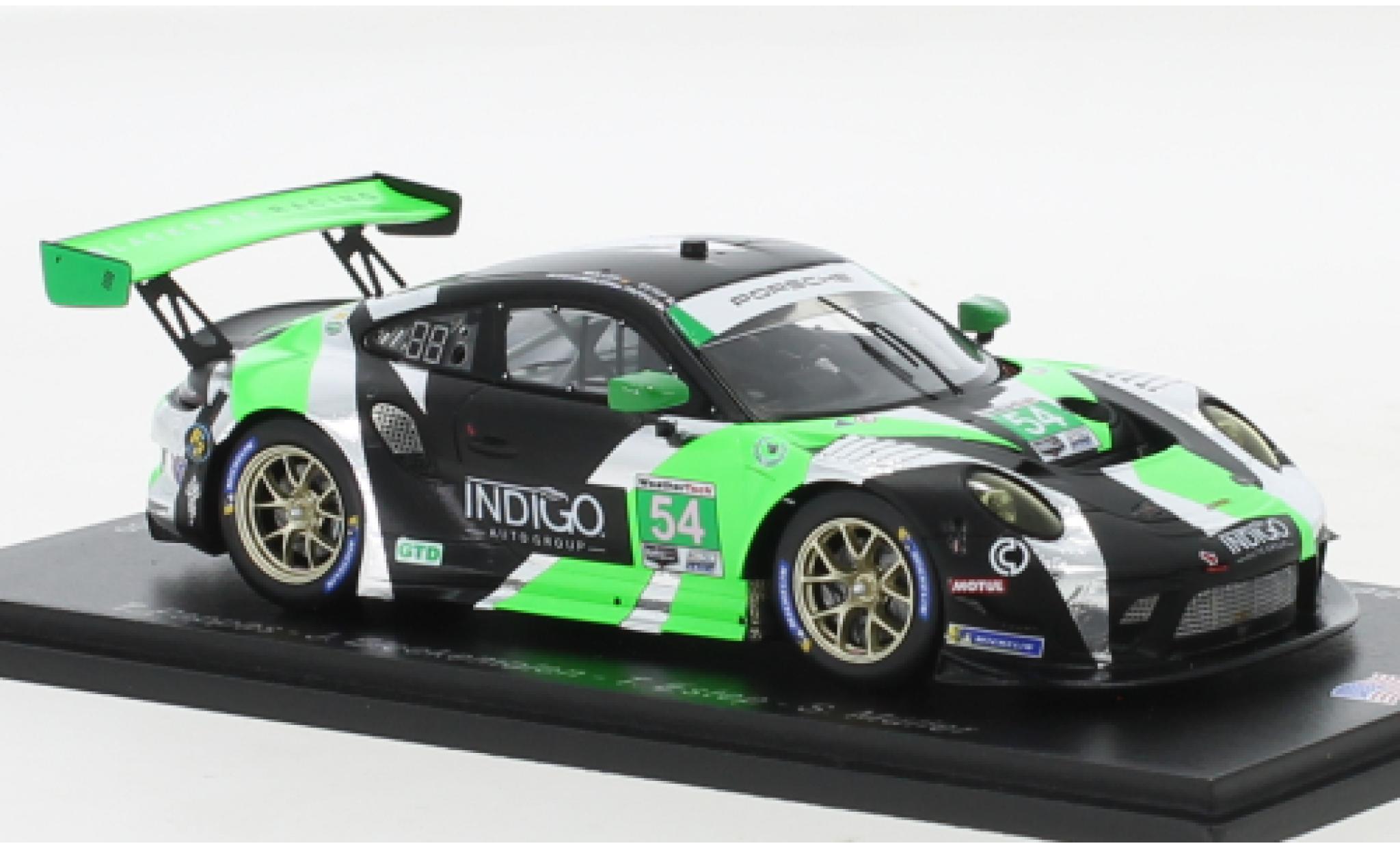 Porsche 992 GT3 R 1/43 Spark 911 (991) No.54 Black Swan Racing IMSA 24h Daytona 2020 modelauto