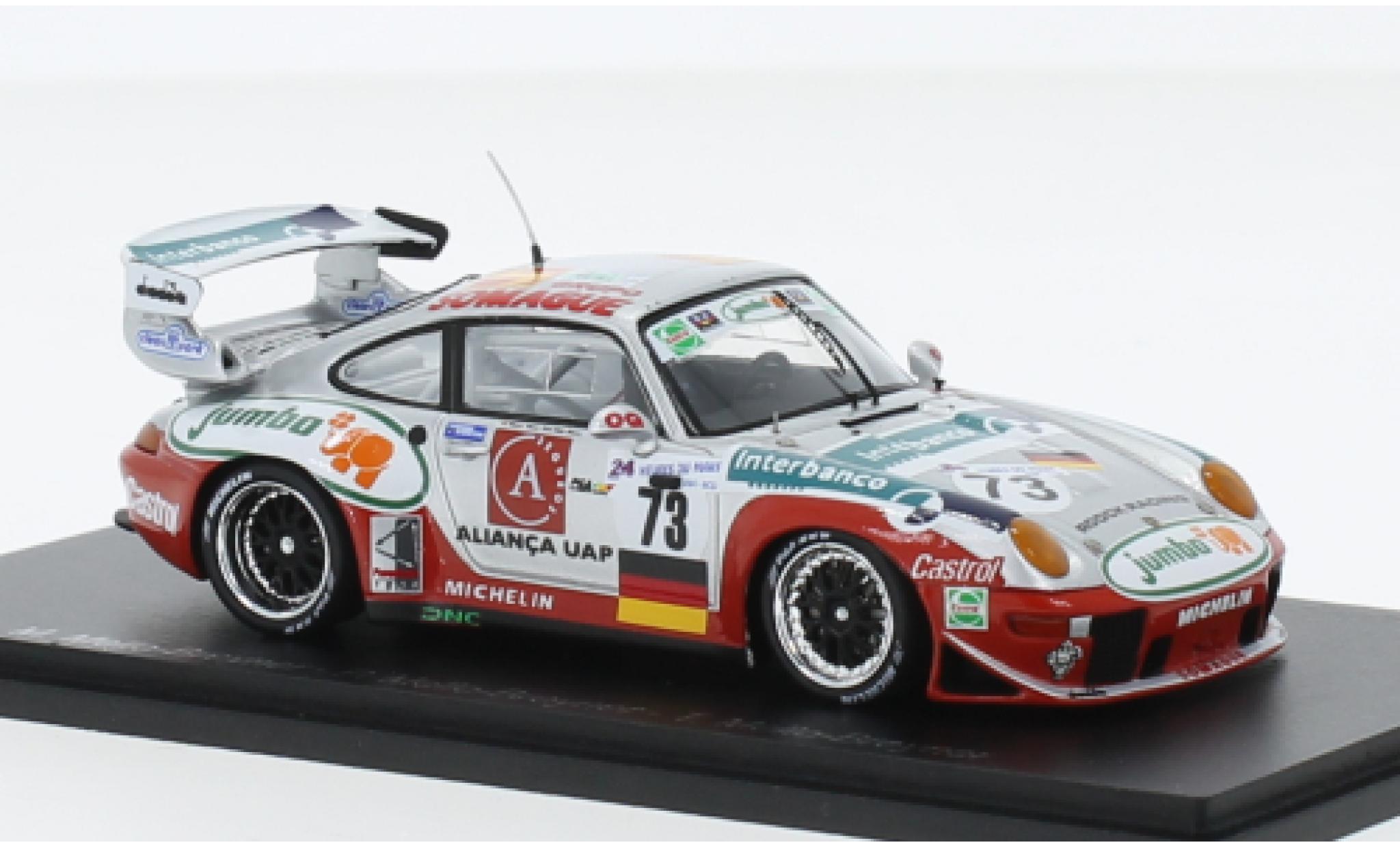 Porsche 993 GT2 1/43 Spark 911  No.73 24h Le Mans 1997 modelauto