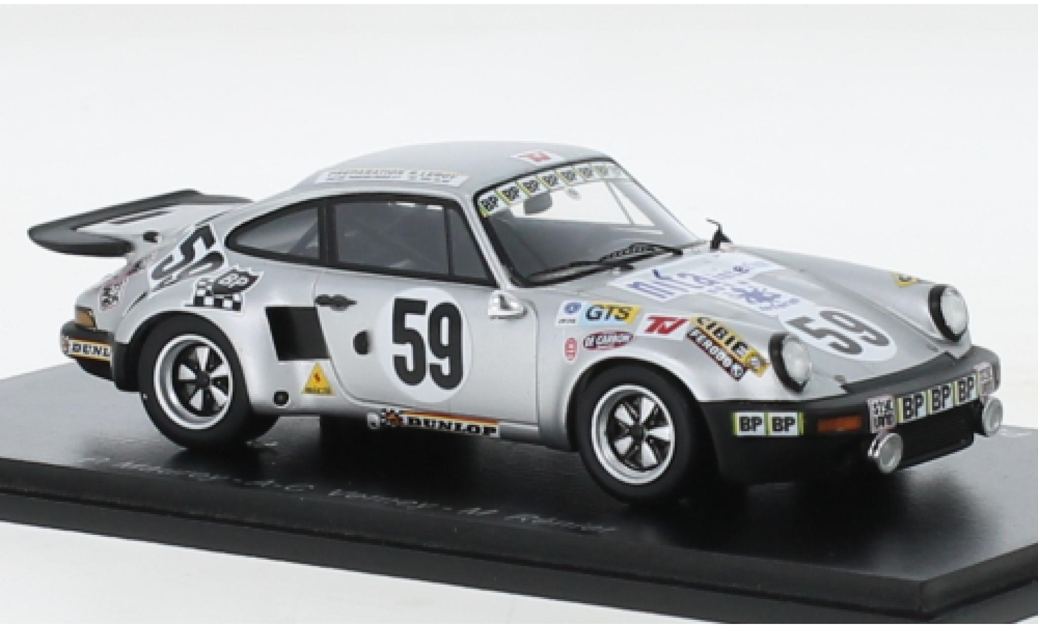 Porsche 930 RSR 1/43 Spark 911 Carrera No.59 24h Le Mans 1974 modelauto