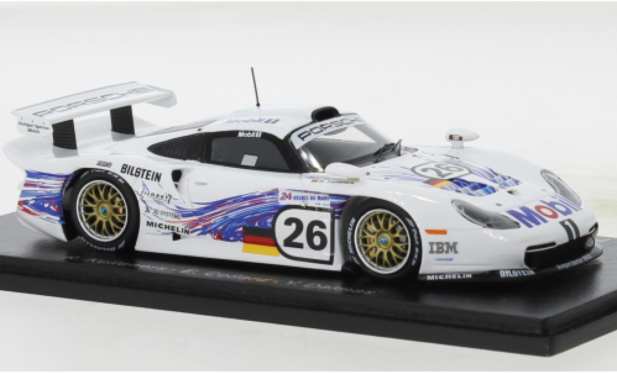 Porsche 996 GT1 1/43 Spark 911 No.26 AG 24h Le Mans 1997 modelauto