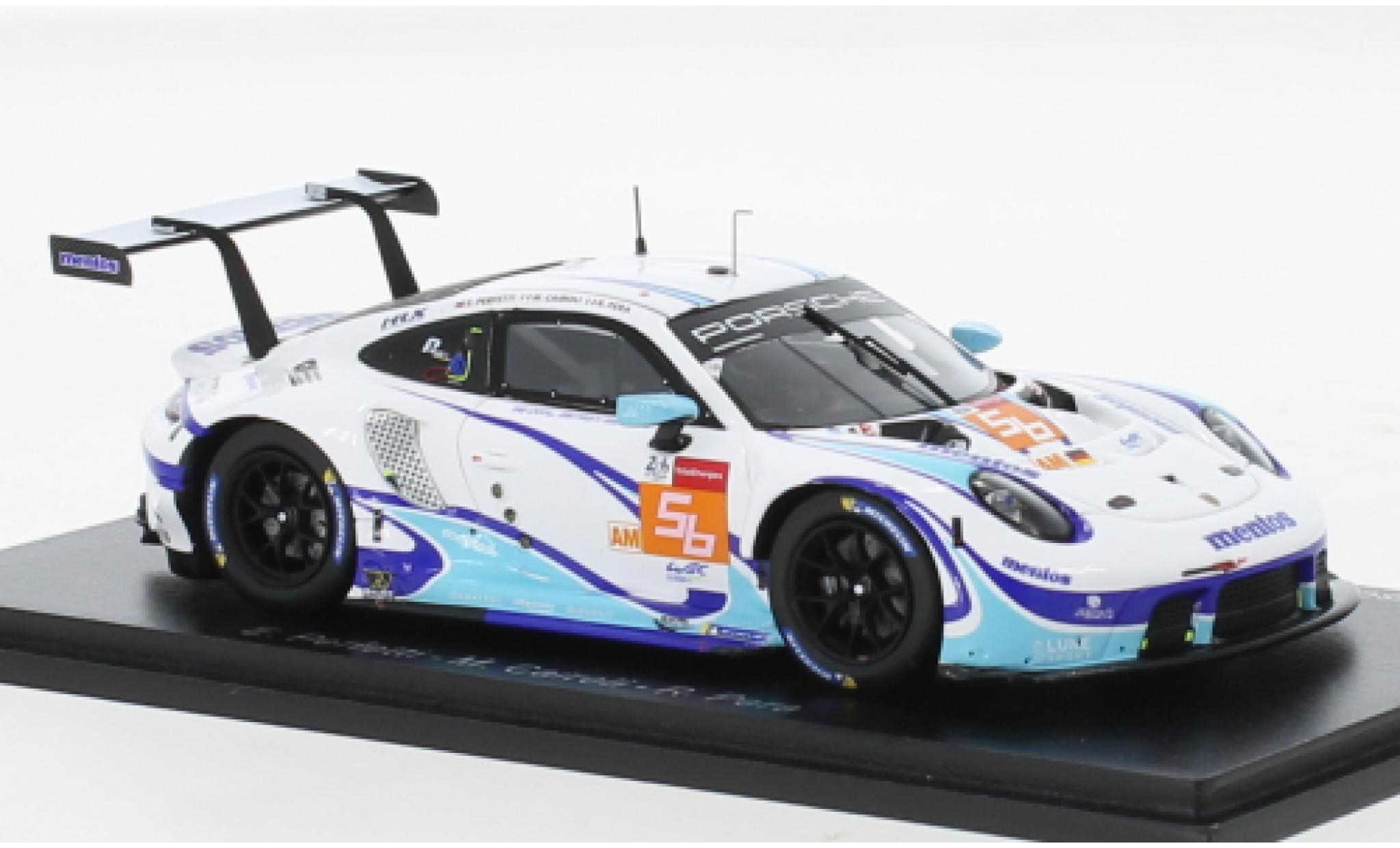 Porsche 911 1/43 Spark RSR-19 No.56 Team Project 1 24h Le Mans 2021 modelauto