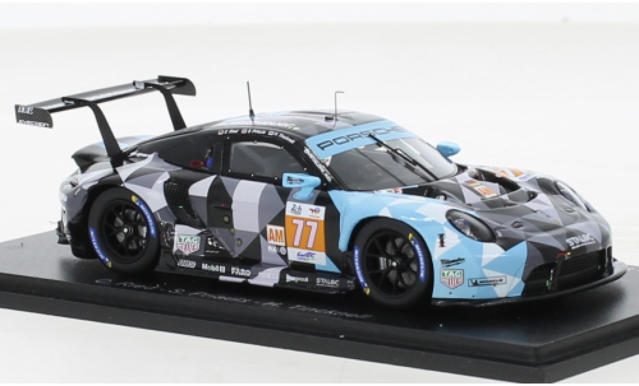 Porsche 911 1/43 Spark RSR-19 No.77 Dempsey-Proodon Racing 24h Le Mans 2022 modelauto