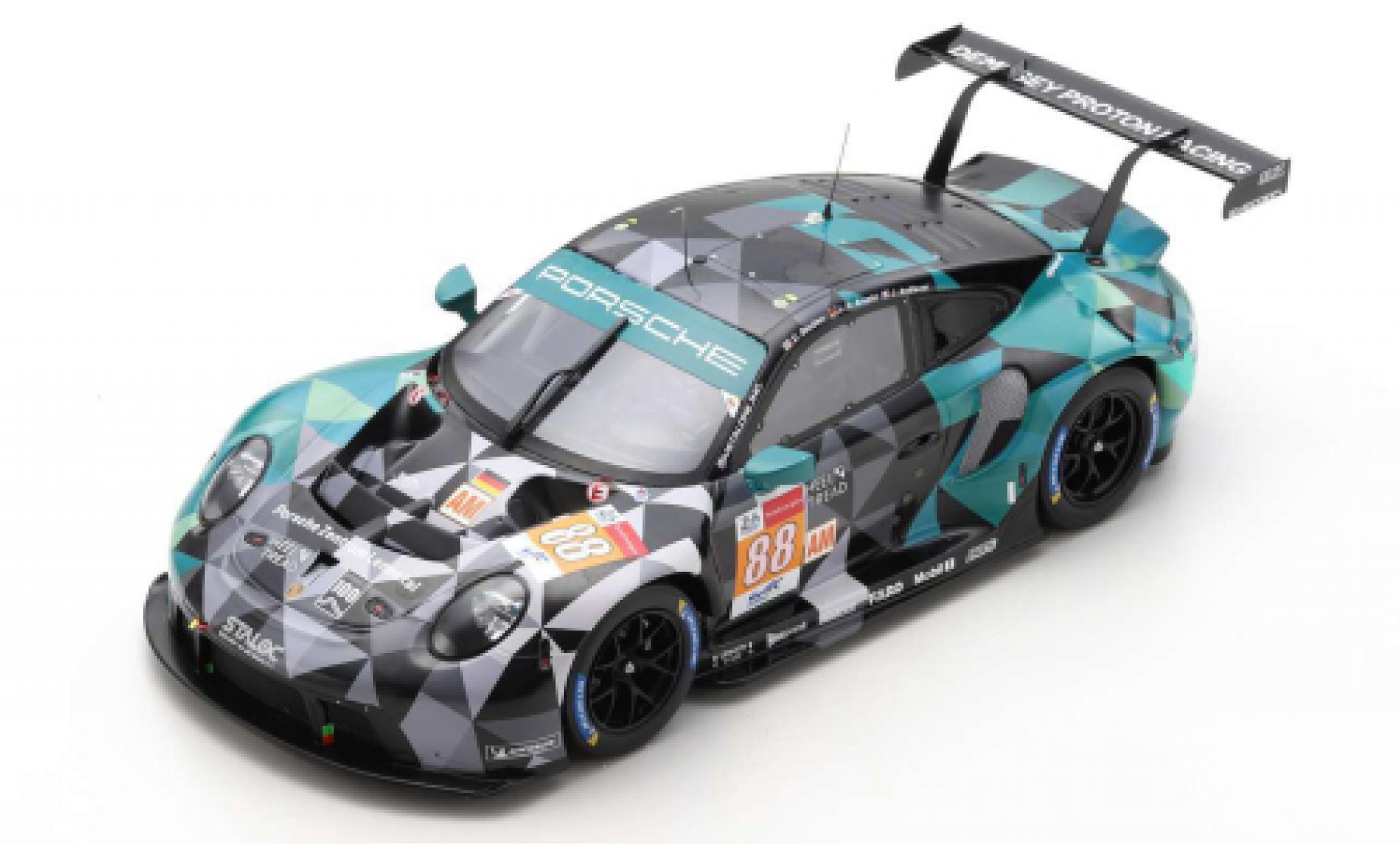 Porsche 911 1/43 Spark RSR-19 No.88 Dempsey-Proodon Racing 24h Le Mans 2021 modelauto