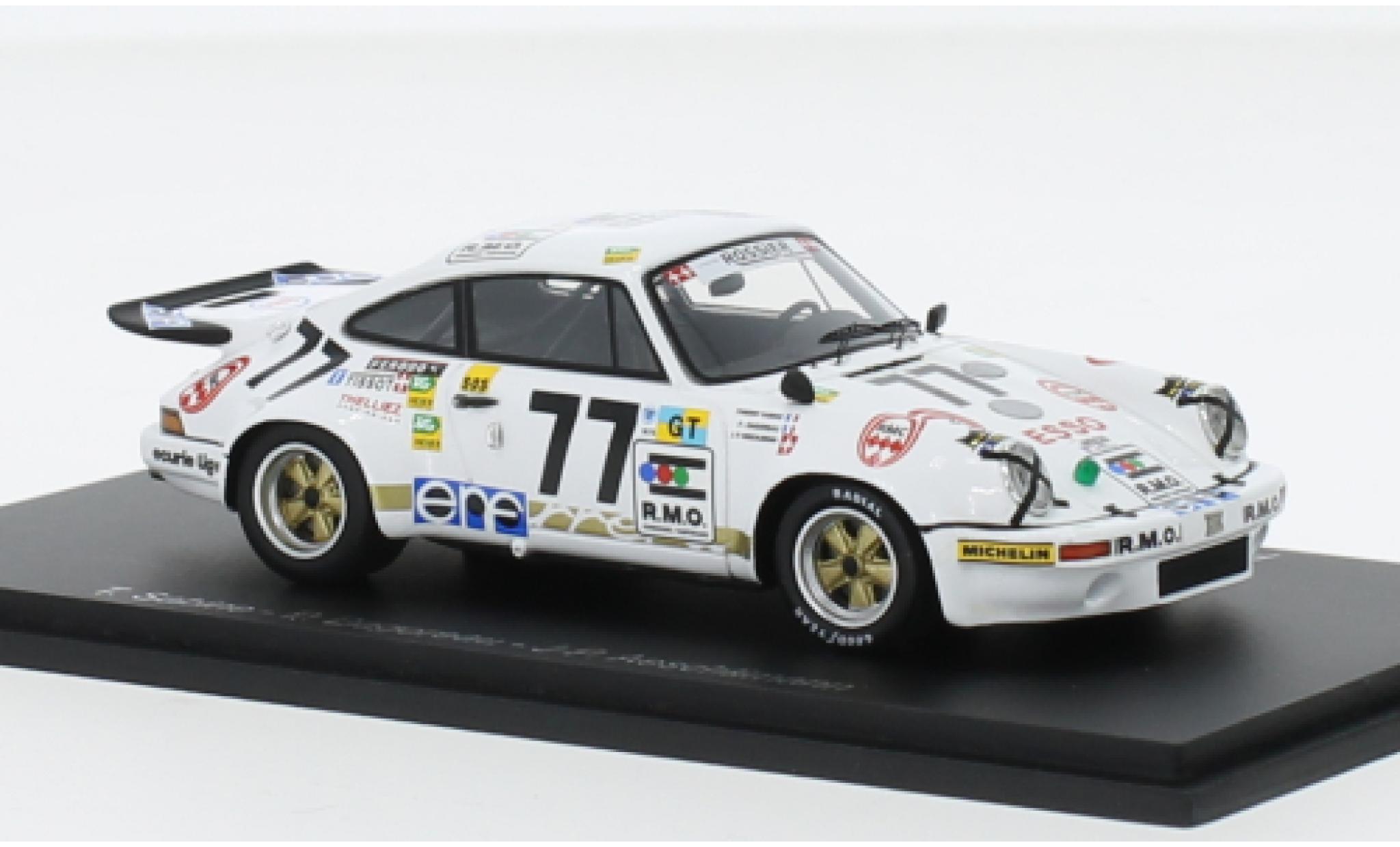 Porsche 930 RSR 1/43 Spark 911 3.0 No.77 24h Le Mans 1975 modelauto