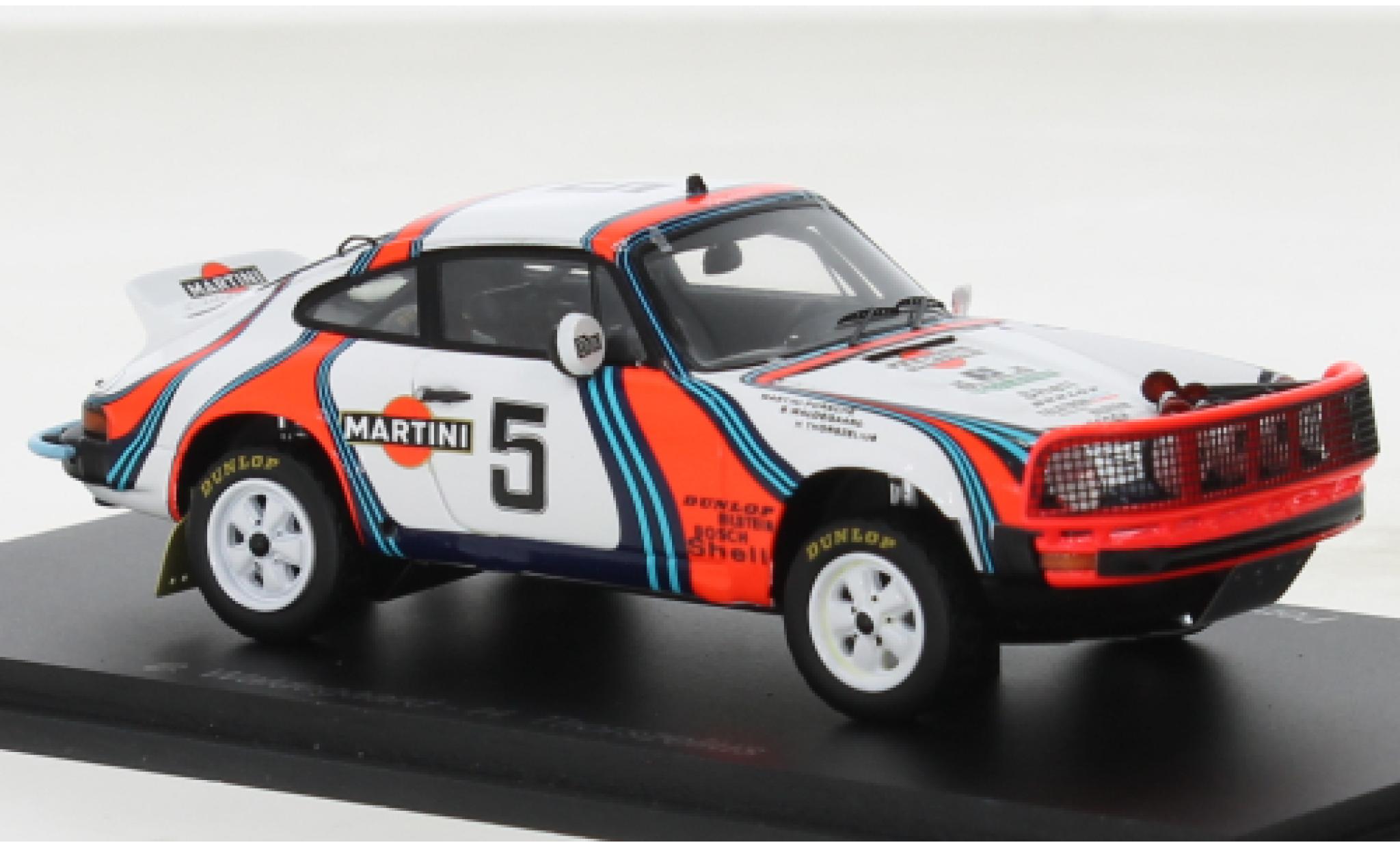 Porsche 930 1/43 Spark 911 SC 3.0 No.5 Martini Rallye WM Safari Rallye 1978 modelauto