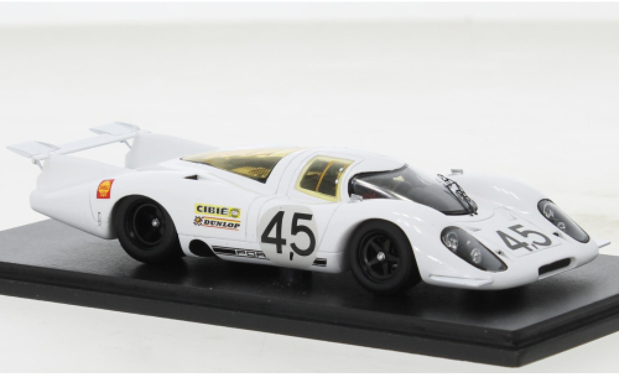 Porsche 917 1/43 Spark LH RHD No.45 9th Le Mans 1969 modelauto