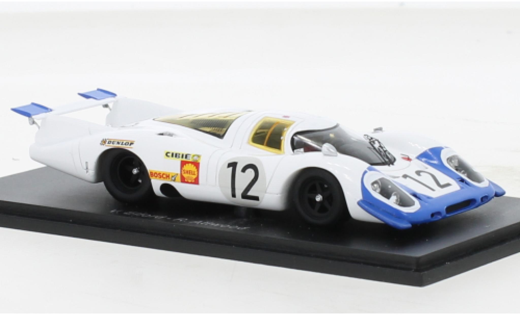 Porsche 917 1/43 Spark RHD No.12 24h Le Mans 1969 modelauto