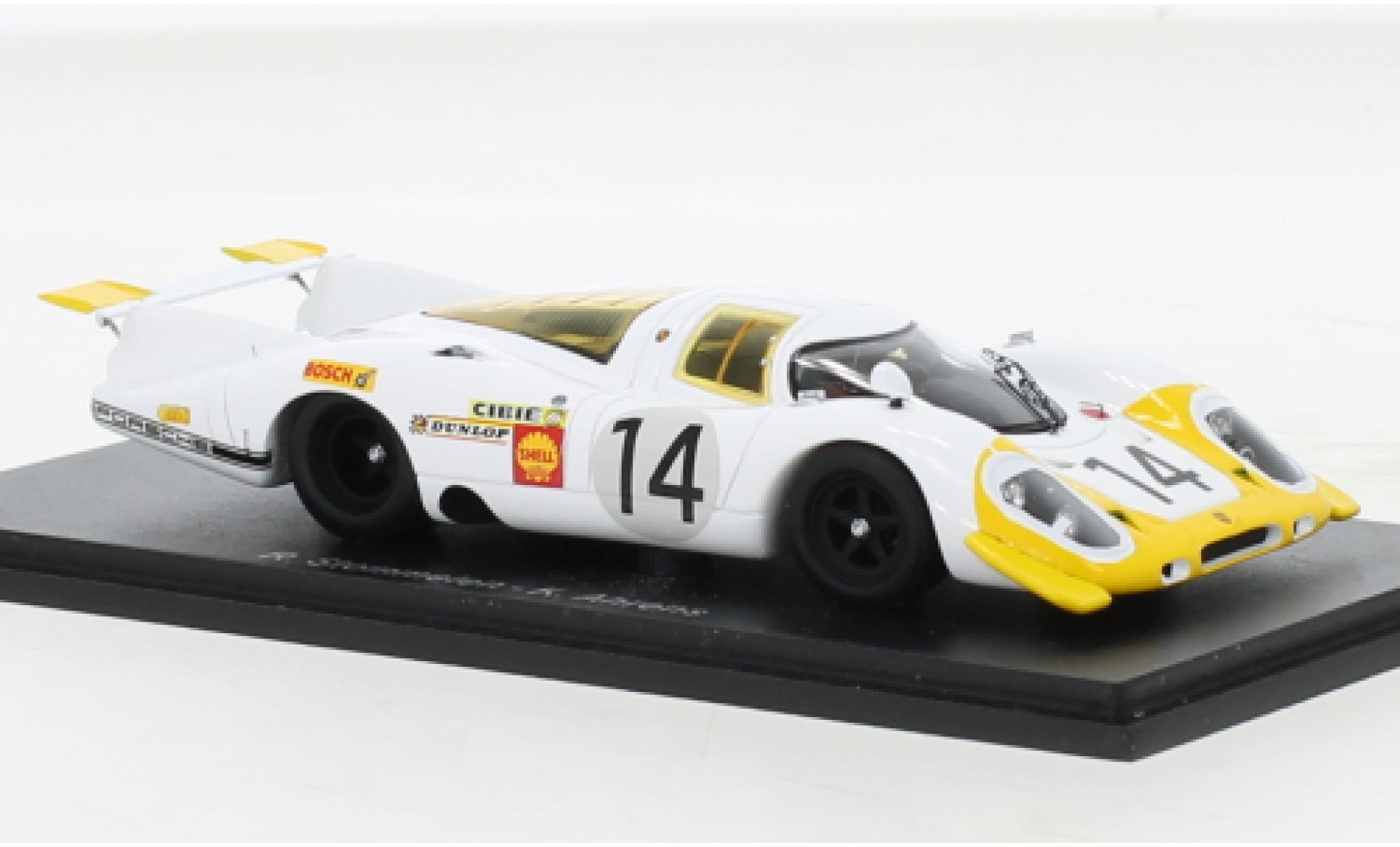 Porsche 917 1/43 Spark RHD No.14 24h Le Mans 1969 modelauto