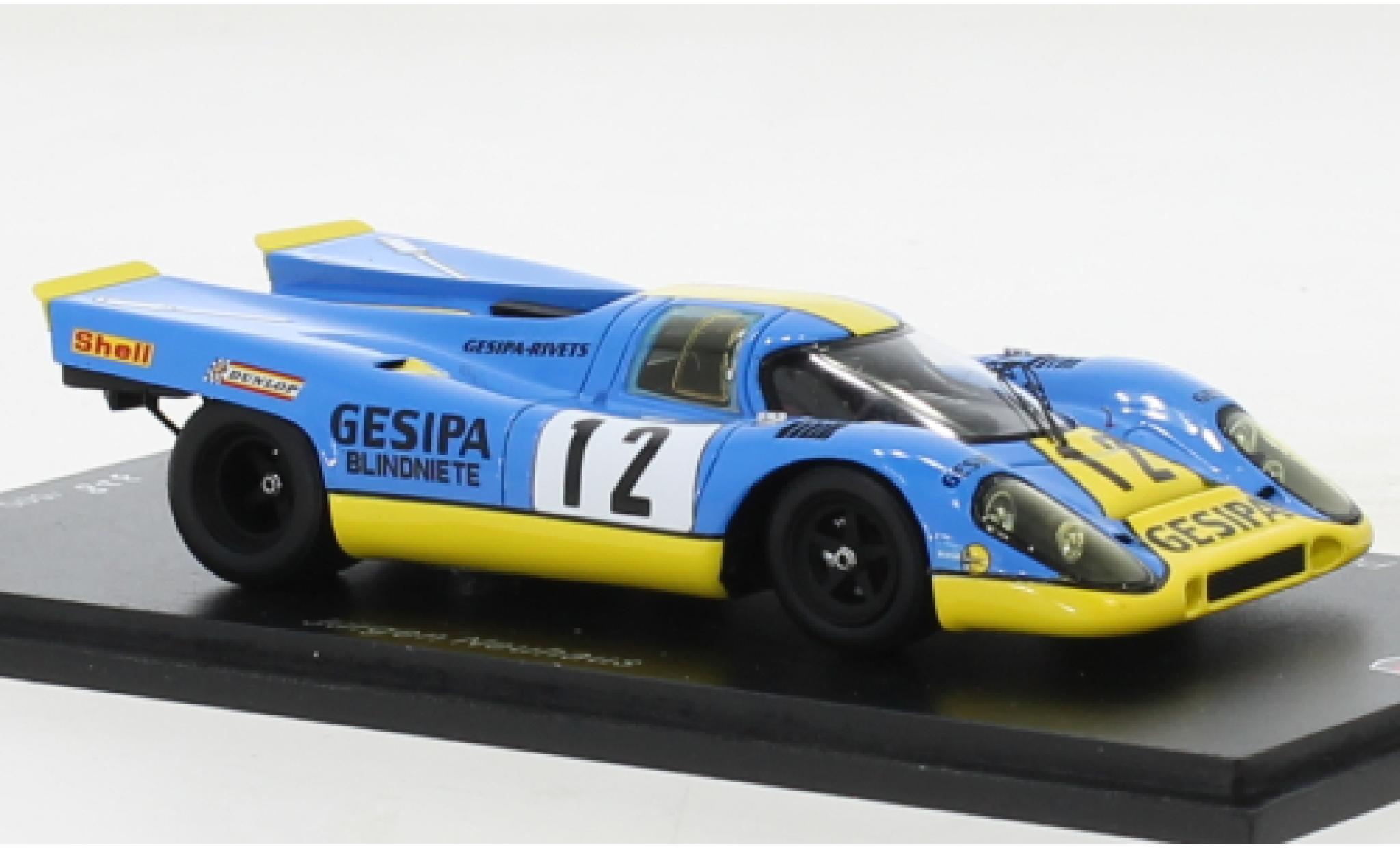 Porsche 917 1970 1/43 Spark K No.12 GESIPA Interserie Norisring modelauto