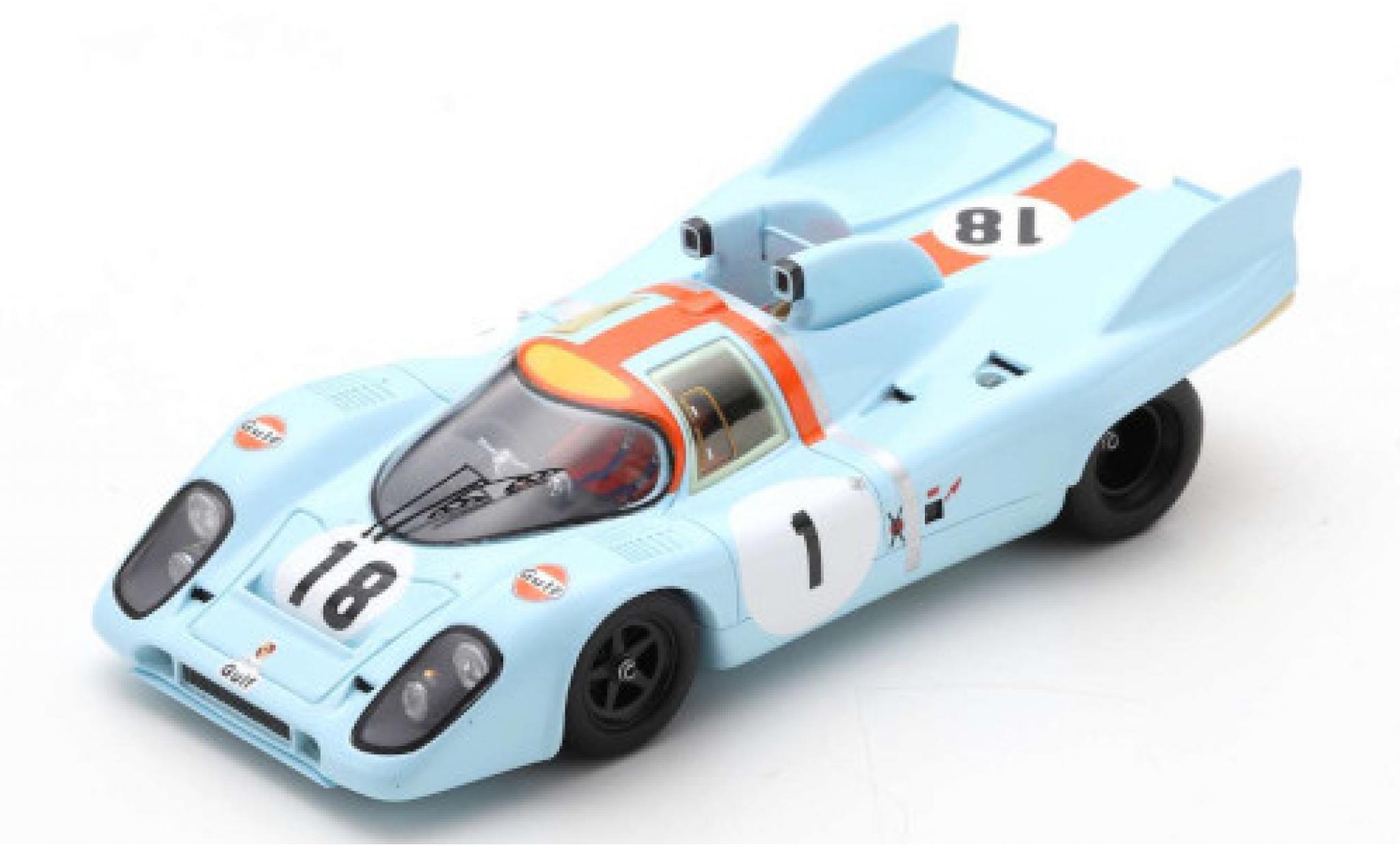 Porsche 917 1971 1/43 Spark K No.18 Test Le Mans modelauto