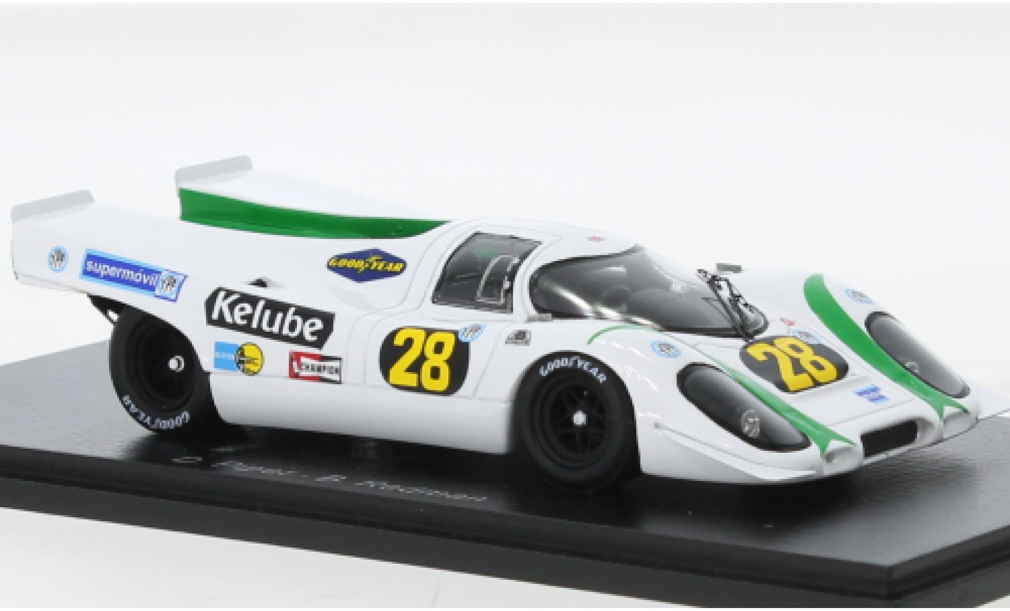 Porsche 917 1970 1/43 Spark K No.28 1000km Buenos Aires modelauto