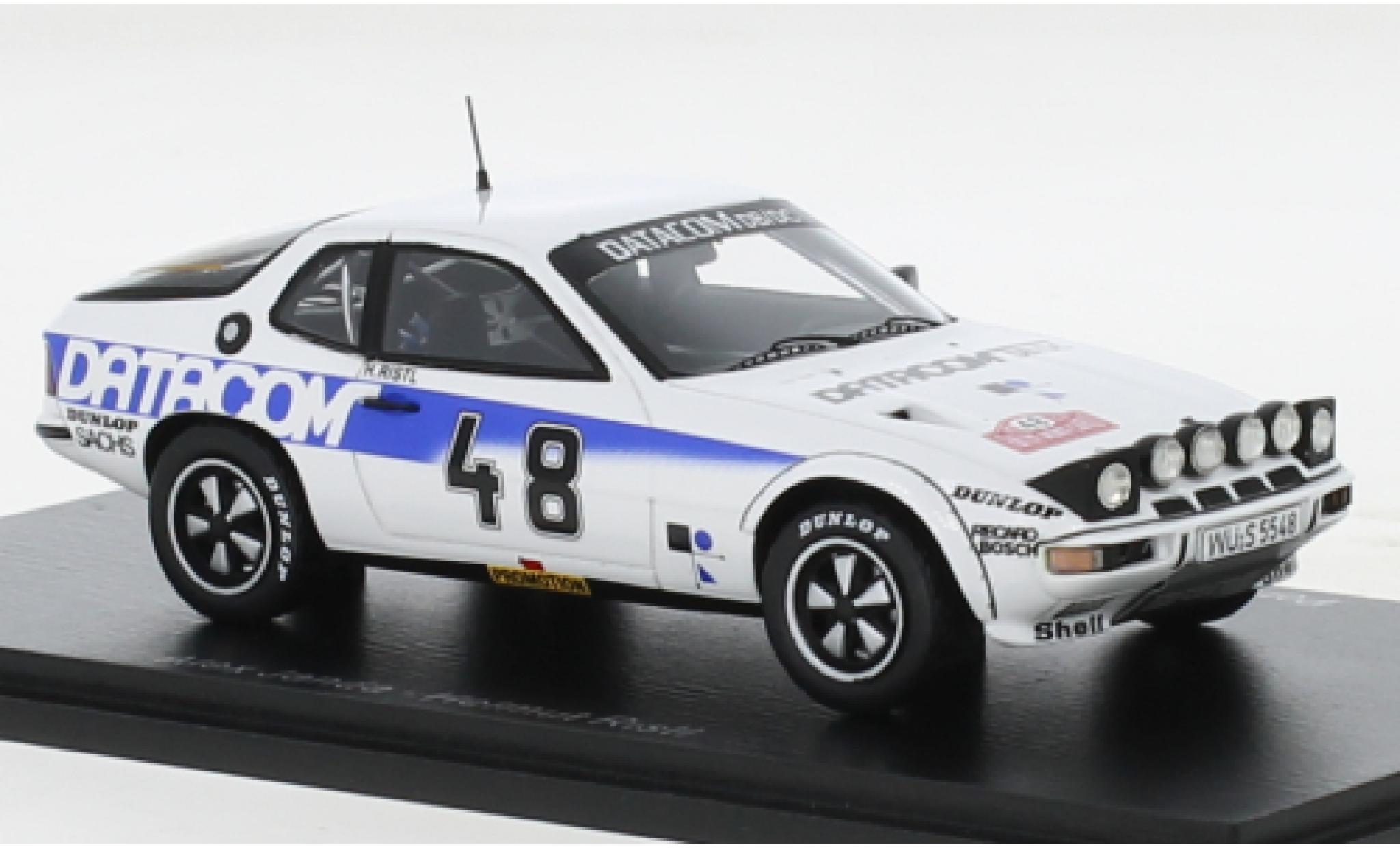 Porsche 924 1/43 Spark Carrera GTS No.48 Datacom Rallye WM Rallye Monte Carlo 1979 modelauto