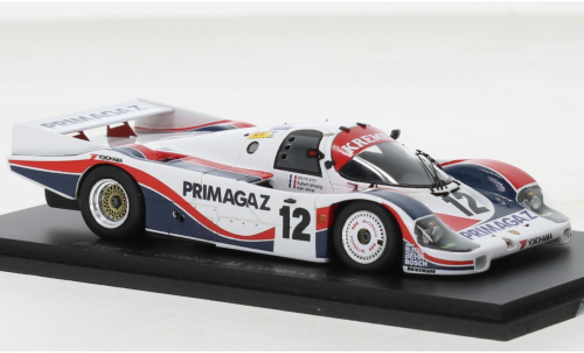 Porsche 956 1986 1/43 Spark No.12 24h Le Mans modelauto