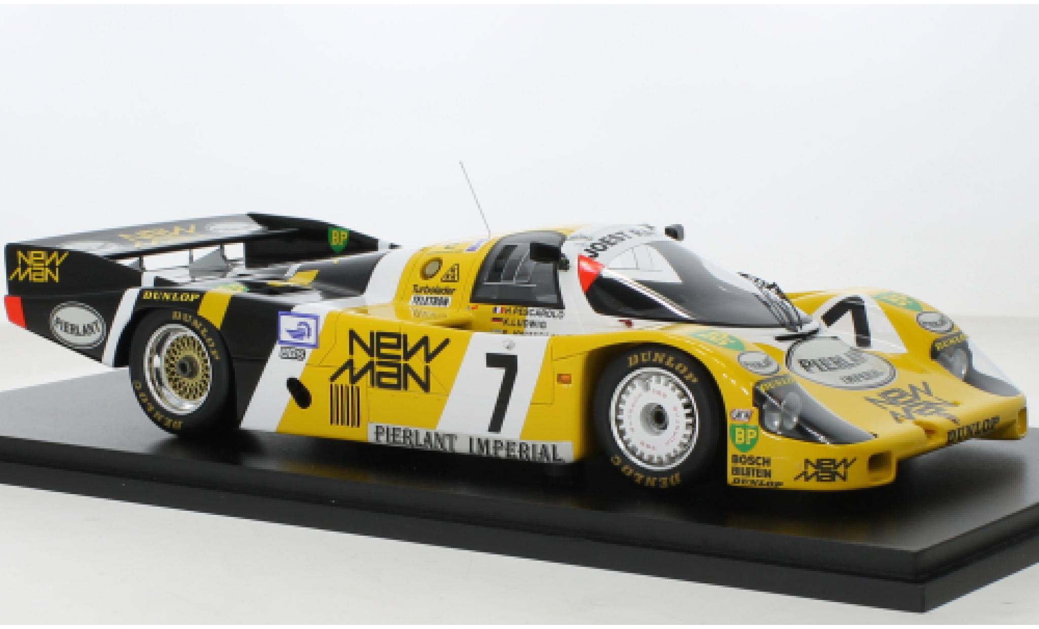 Porsche 956 1984 1/18 Spark No.7 Joest Racing Nouveau Man 24h Le Mans modelauto