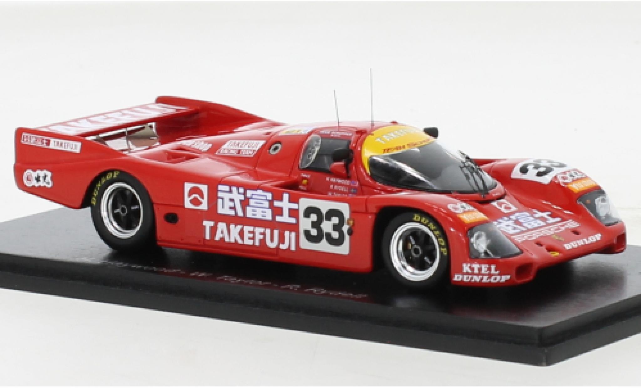 Porsche 962 1990 1/43 Spark C No.33 24h Le Mans modelauto