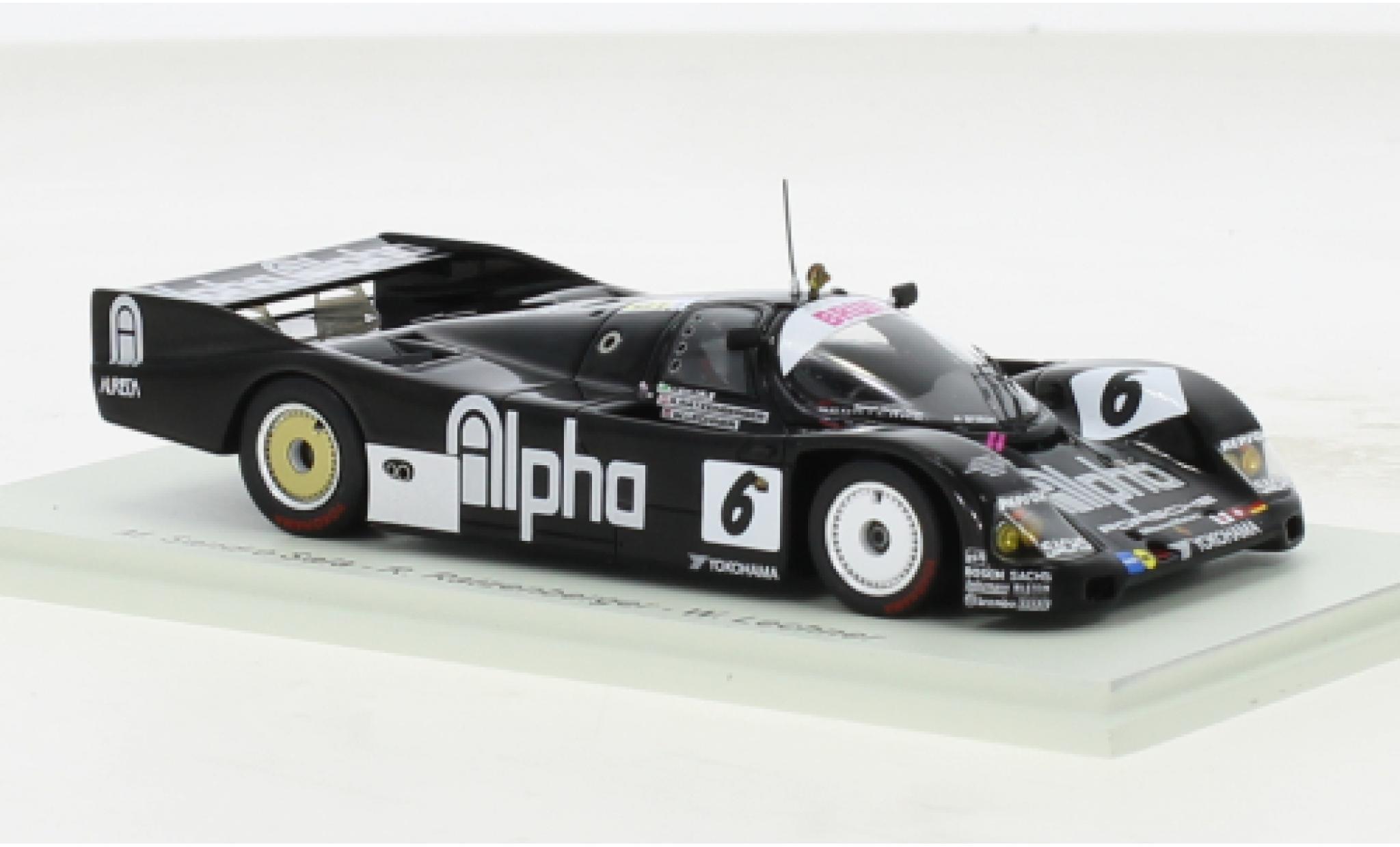 Porsche 962 1989 1/43 Spark C RHD No.6 Brun Motorsport 24h Le Mans modelauto