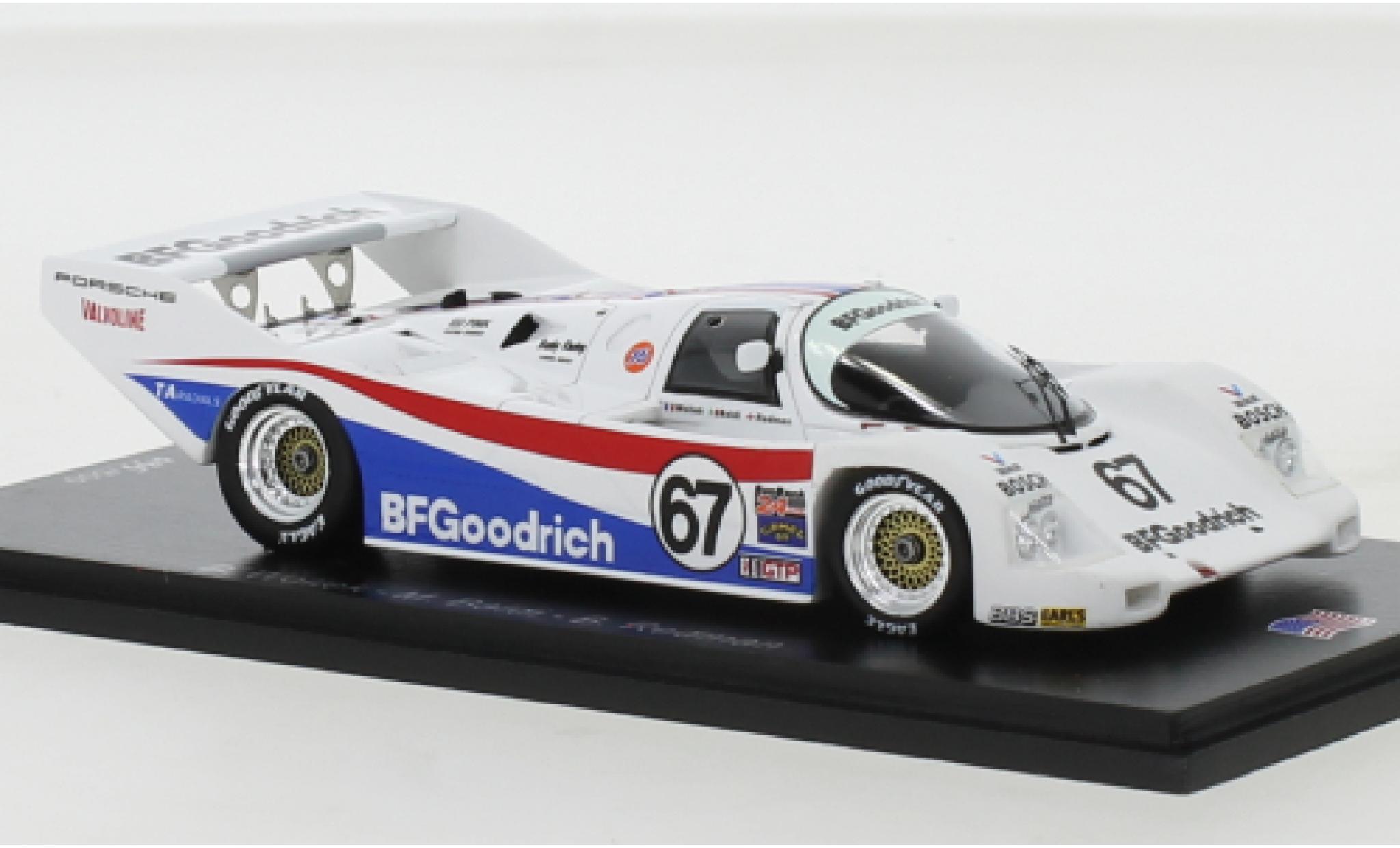 Porsche 962 1988 1/43 Spark C RHD No.67 BFGoodrich IMSA 24h Daytona modelauto