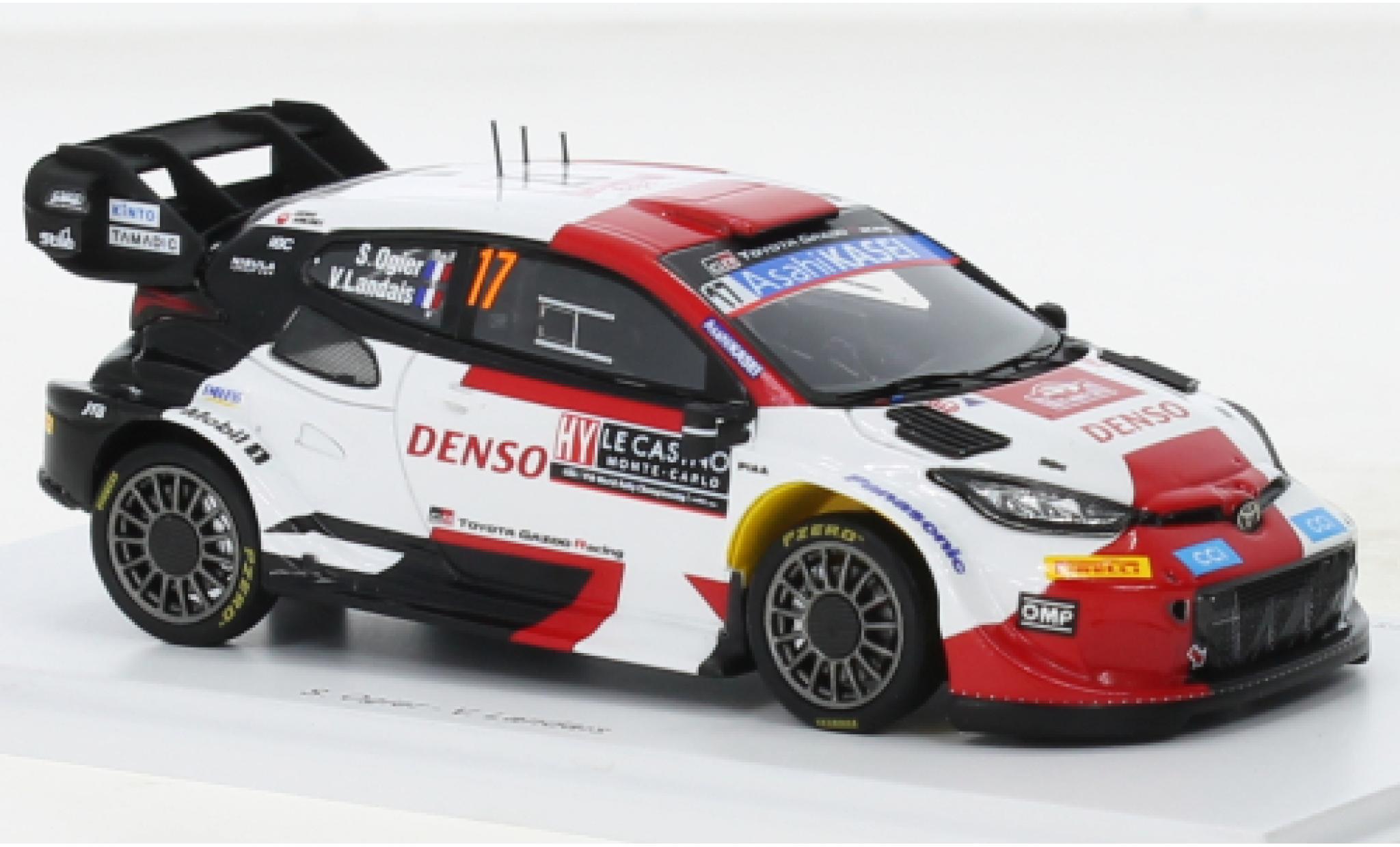 Toyota Yaris 1/43 Spark GR Rally1 hybride No.17 Gazoo Racing WRT Rallye WM Rallye Monte Carlo 2023 modelauto