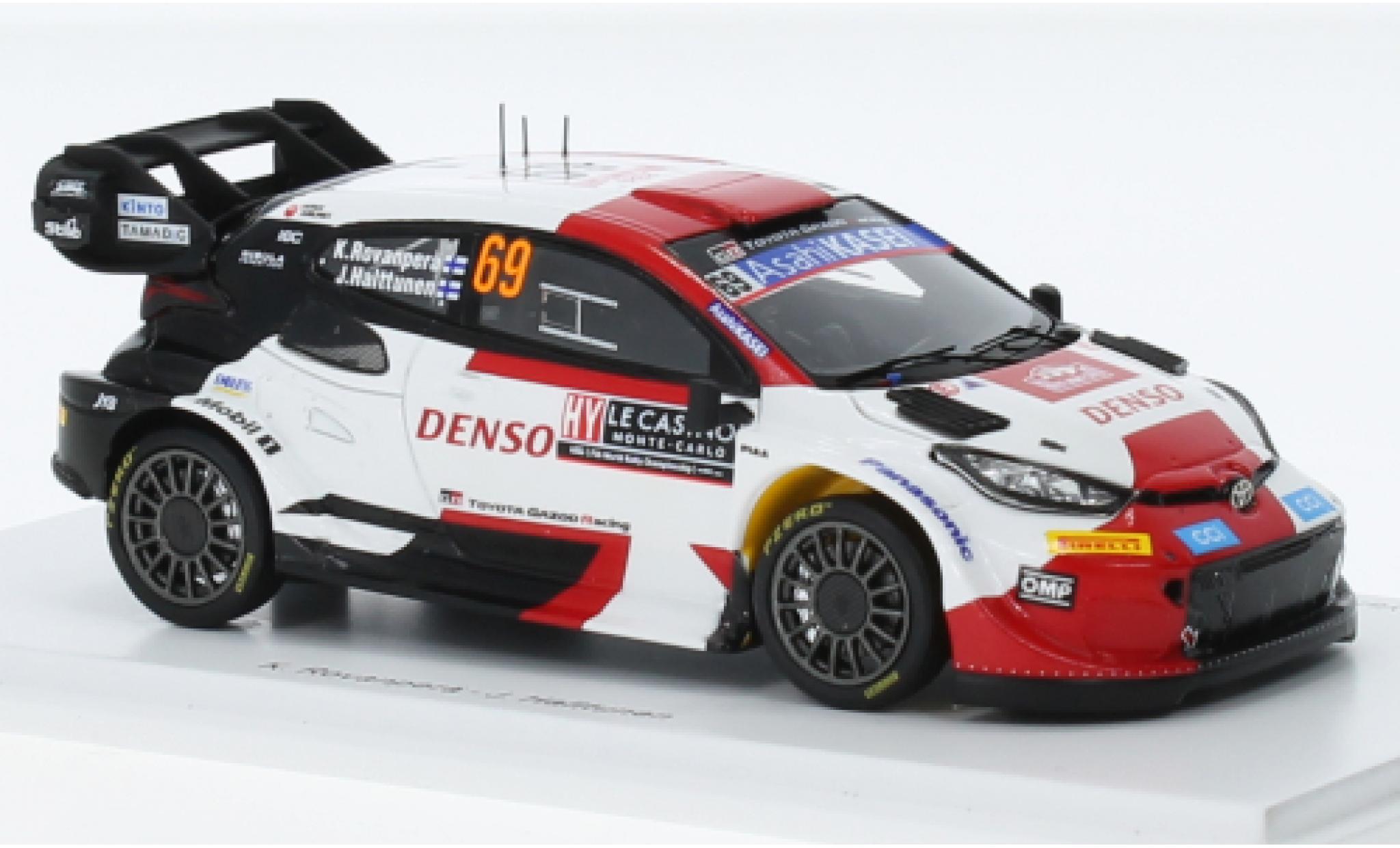 Toyota Yaris 1/43 Spark GR Rally1 hybride No.69 Gazoo Racing WRT Rallye WM Rallye Monte Carlo 2023 modelauto