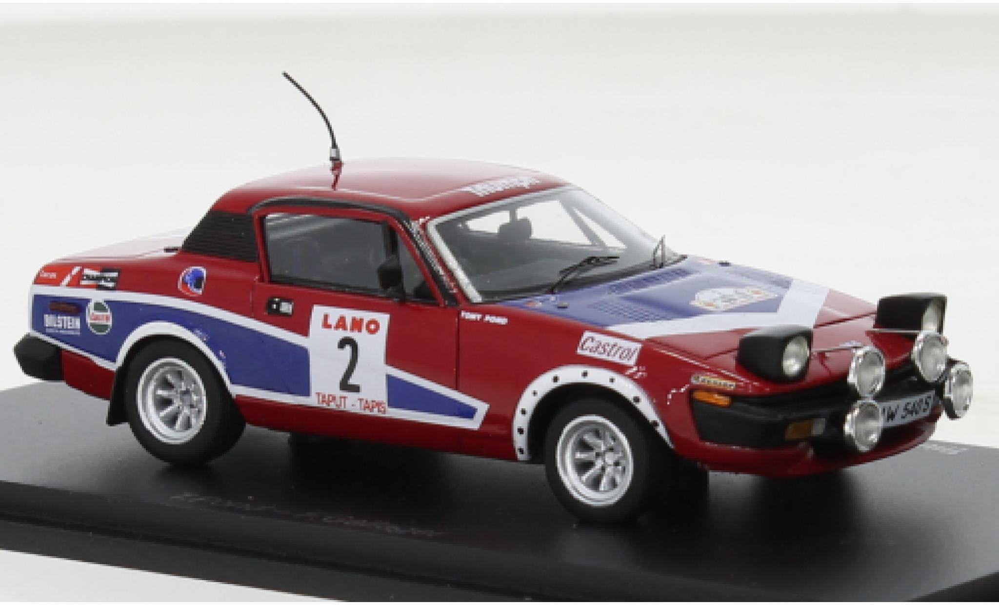 Triumph TR7 1/43 Spark No.2 Rallye Ypres 1978 modelauto