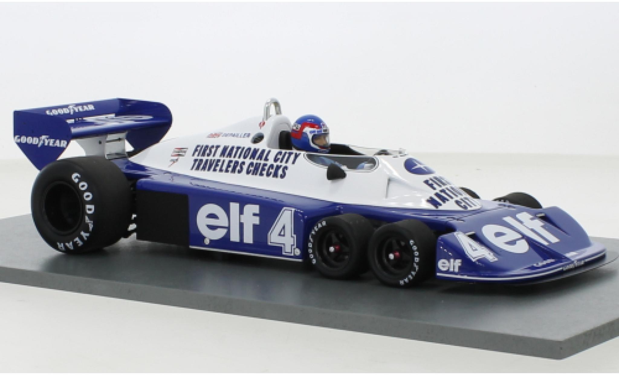 Tyrrell P34 1/18 Spark No.4 First National City Formel 1 GP S&uuml;dafrika 1977 modelauto