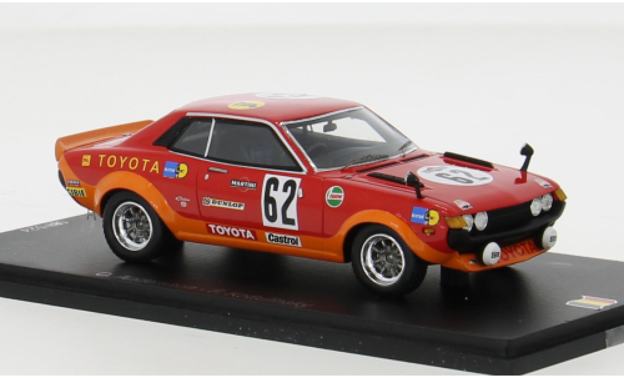 Toyota Celica 1/43 Spark GT No.62 24h Spa 1973 1:43 modelauto