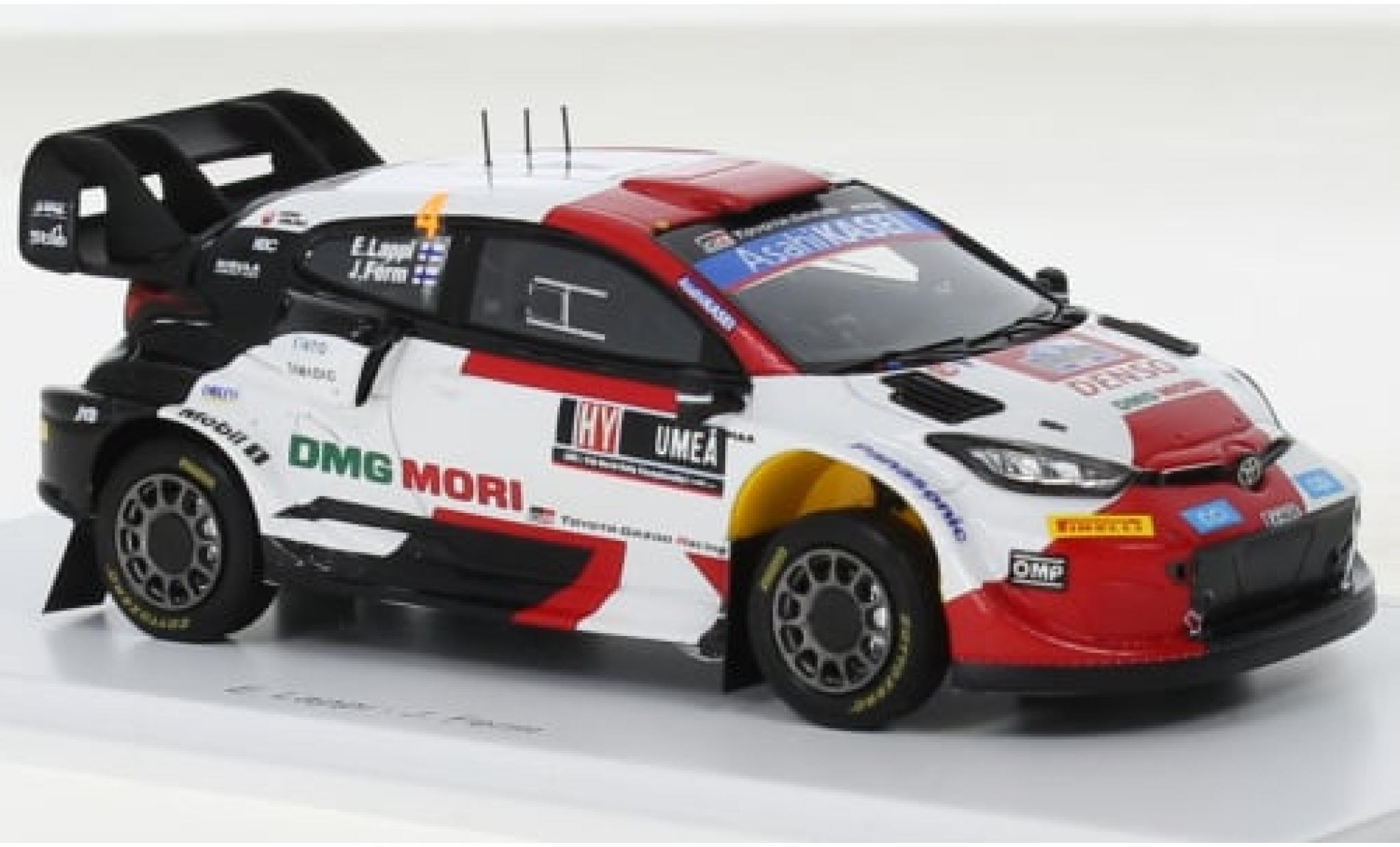 Toyota Yaris 1/43 Spark GR Rally 1 No.4 Gazoo Racing WRT Rallye WM Rallye Schweden 2022 1:43 modelauto
