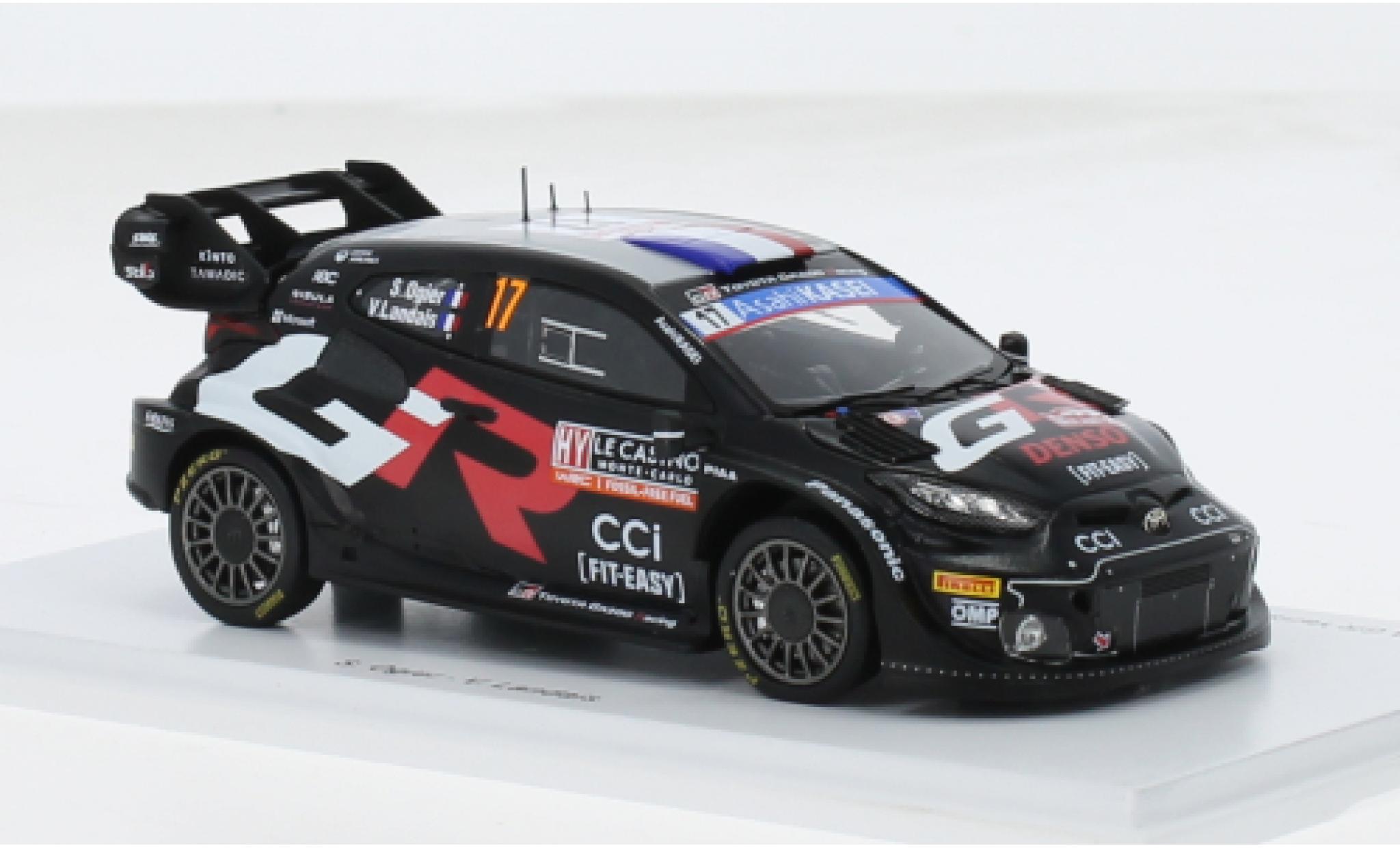 Toyota Yaris 1/43 Spark GR Rally1 Hybrid No.17 Gazoo Racing WRT Rallye WM Rallye Monte Carlo 2024 1:43 modelauto
