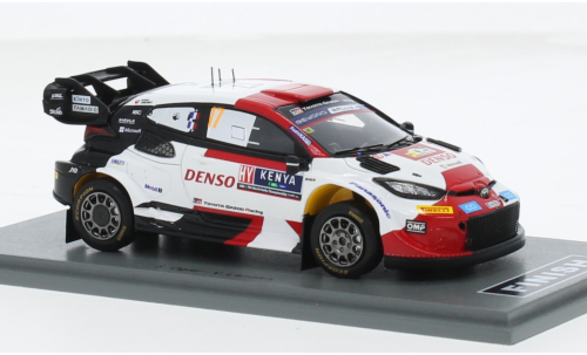 Toyota Yaris 1/43 Spark GR Rally1 Hybrid No.17 Gazoo Racing WRT Rallye WM Safari Rallye 2023 1:43 modelauto