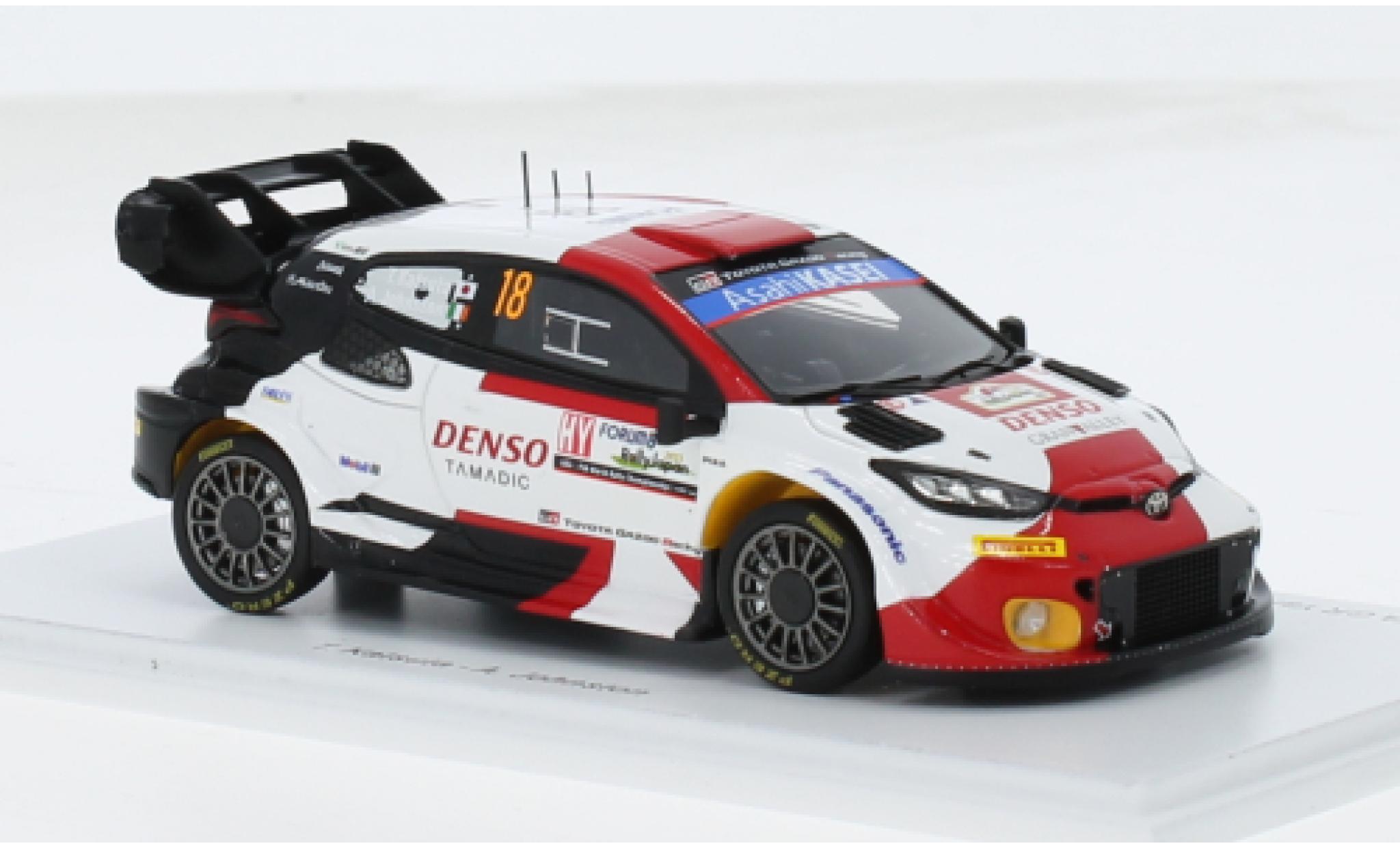 Toyota Yaris 1/43 Spark GR Rally1 Hybrid No.18 Gazoo Racing WRT Rallye WM Rallye Japan 2023 1:43 modelauto