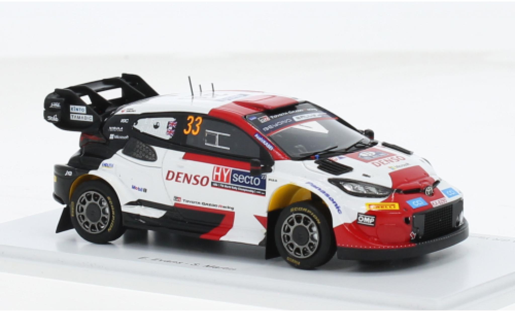 Toyota Yaris 1/43 Spark GR Rally1 Hybrid No.33 Gazoo Racing WRT Rallye WM Rallye Finnland 2023 1:43 modelauto