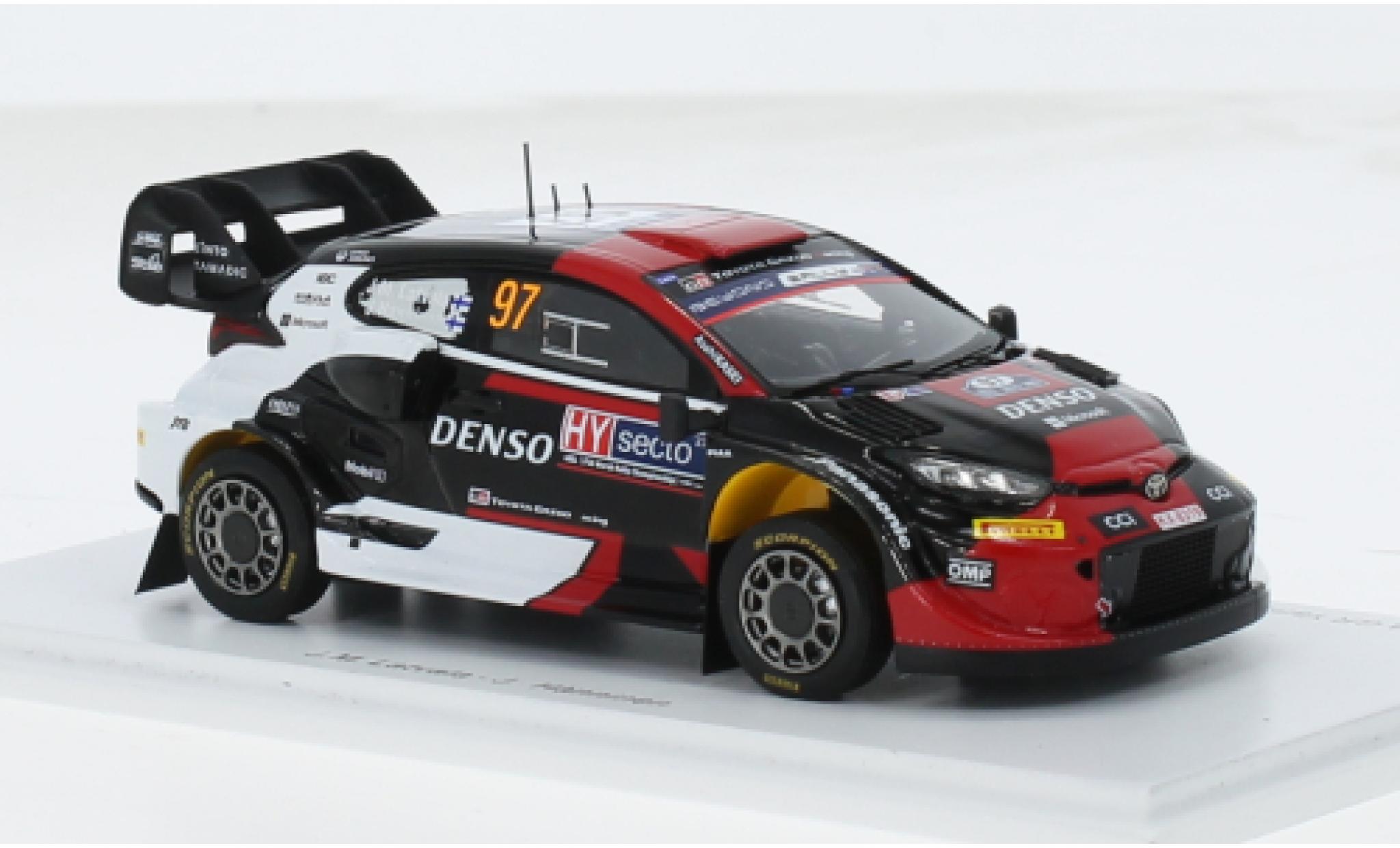 Toyota Yaris 1/43 Spark GR Rally1 Hybrid No.97 Gazoo Racing WRT Rallye WM Rallye Finnland 2023 1:43 modelauto
