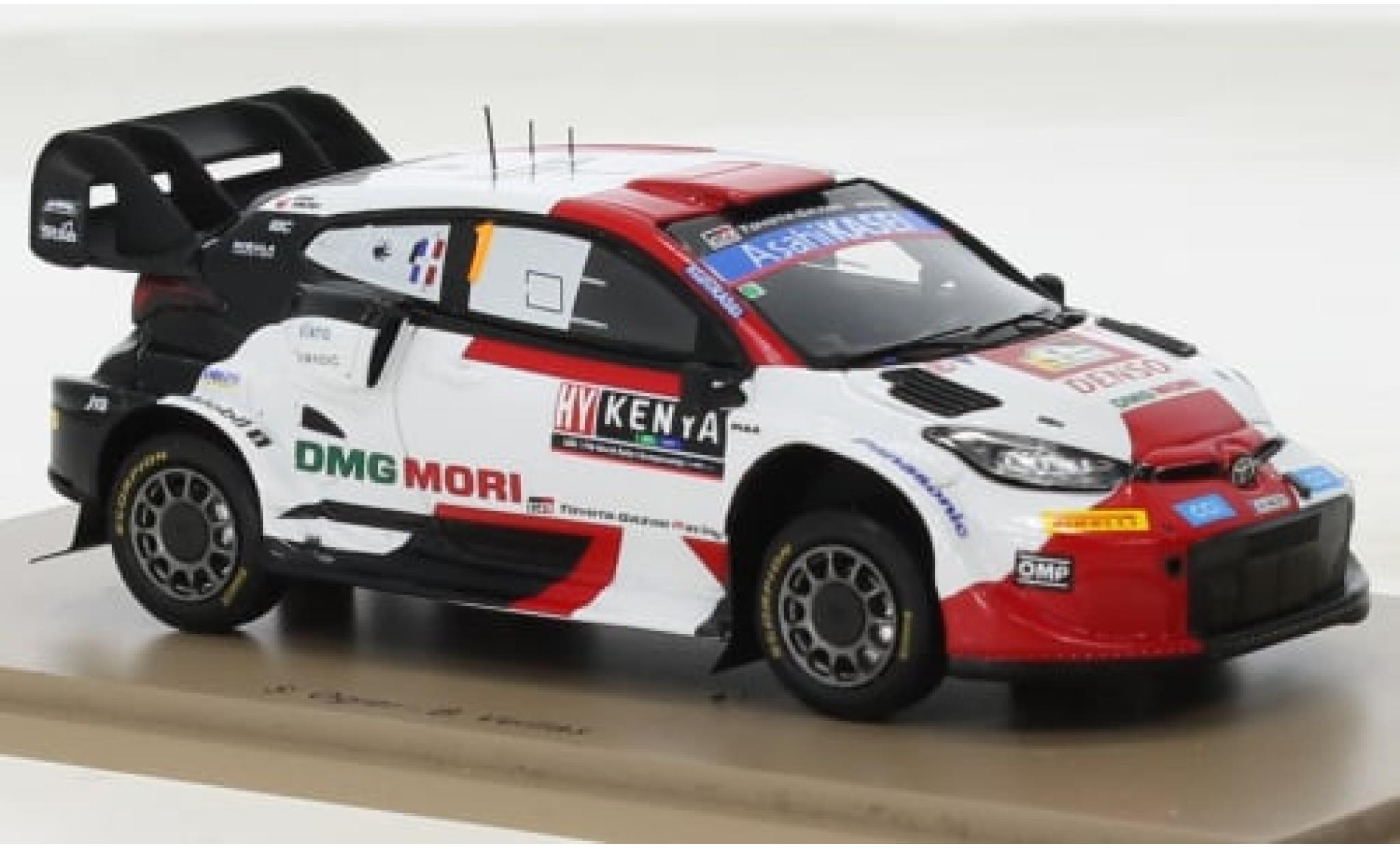 Toyota Yaris 1/43 Spark GR Rally1 No.1 Gazoo Racing WRT Rallye WM Safari Rallye 2022 1:43 modelauto