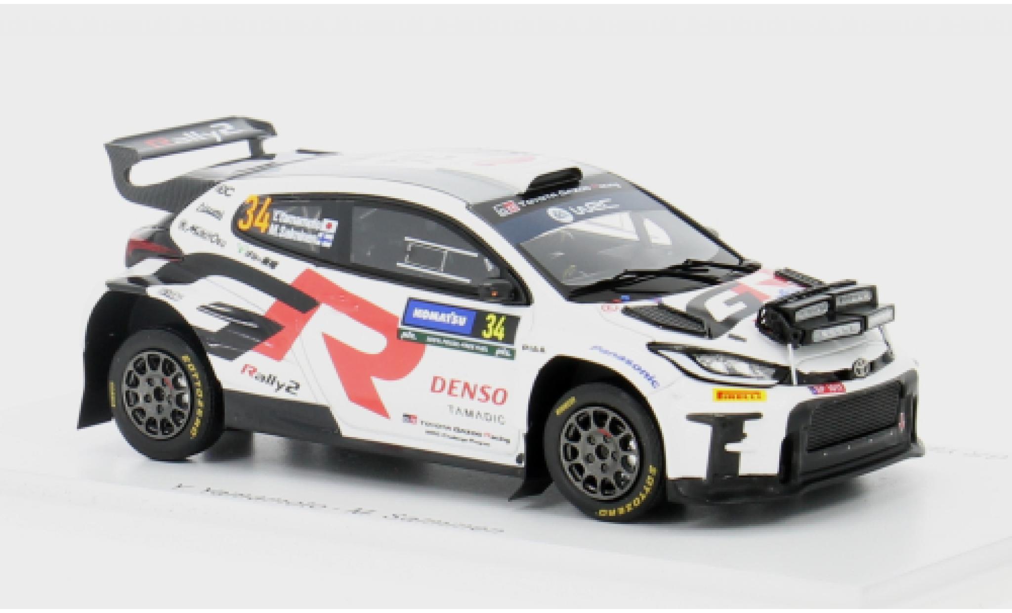 Toyota Yaris 1/43 Spark GR Rally2 No.34 Gazoo Racing RC2 Rallye WM Rallye Schweden 2024 1:43 modelauto