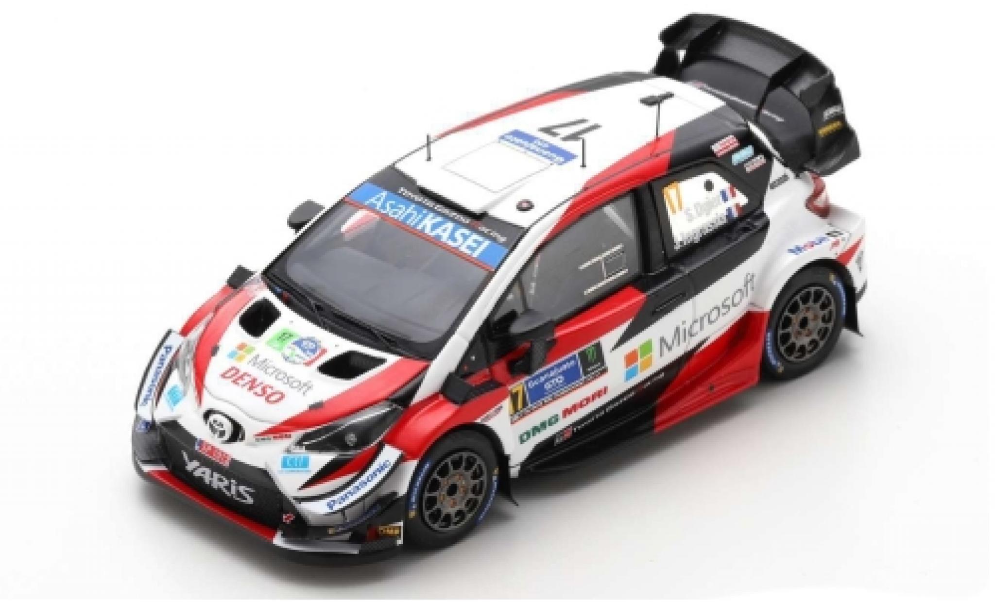 Toyota Yaris 1/43 Spark WRC No.17 Gazoo Racing Microsoft Rallye WM Rally Mexico 2020 S.Ogier/J.Ingrassia modelauto