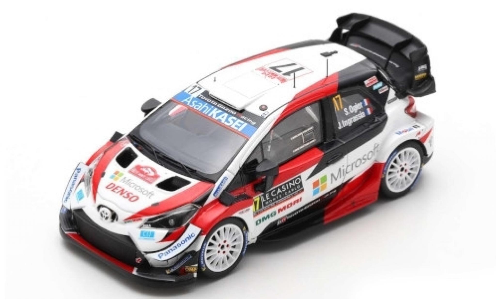 Toyota Yaris 1/43 Spark WRC No.17 Gazoo Racing WRT Microsoft WRC Rally Monte Carlo 2020 S.Ogier/J.Ingrassia modelauto