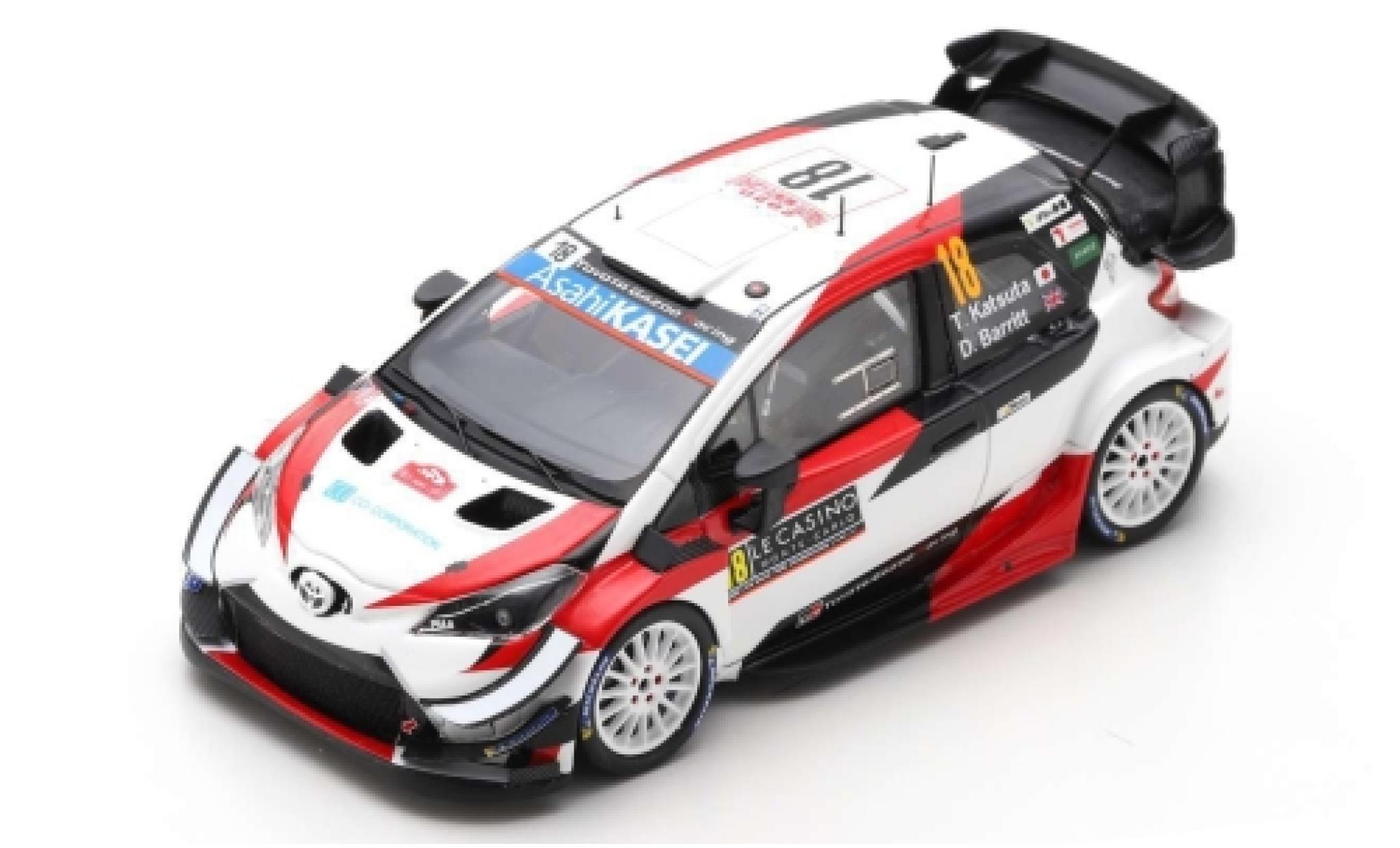 Toyota Yaris 1/43 Spark WRC No.18 Gazoo Racing WRT Microsoft Rallye WM Rally Monte Carlo 2020 T.Katsuta/D.Barritt modelauto