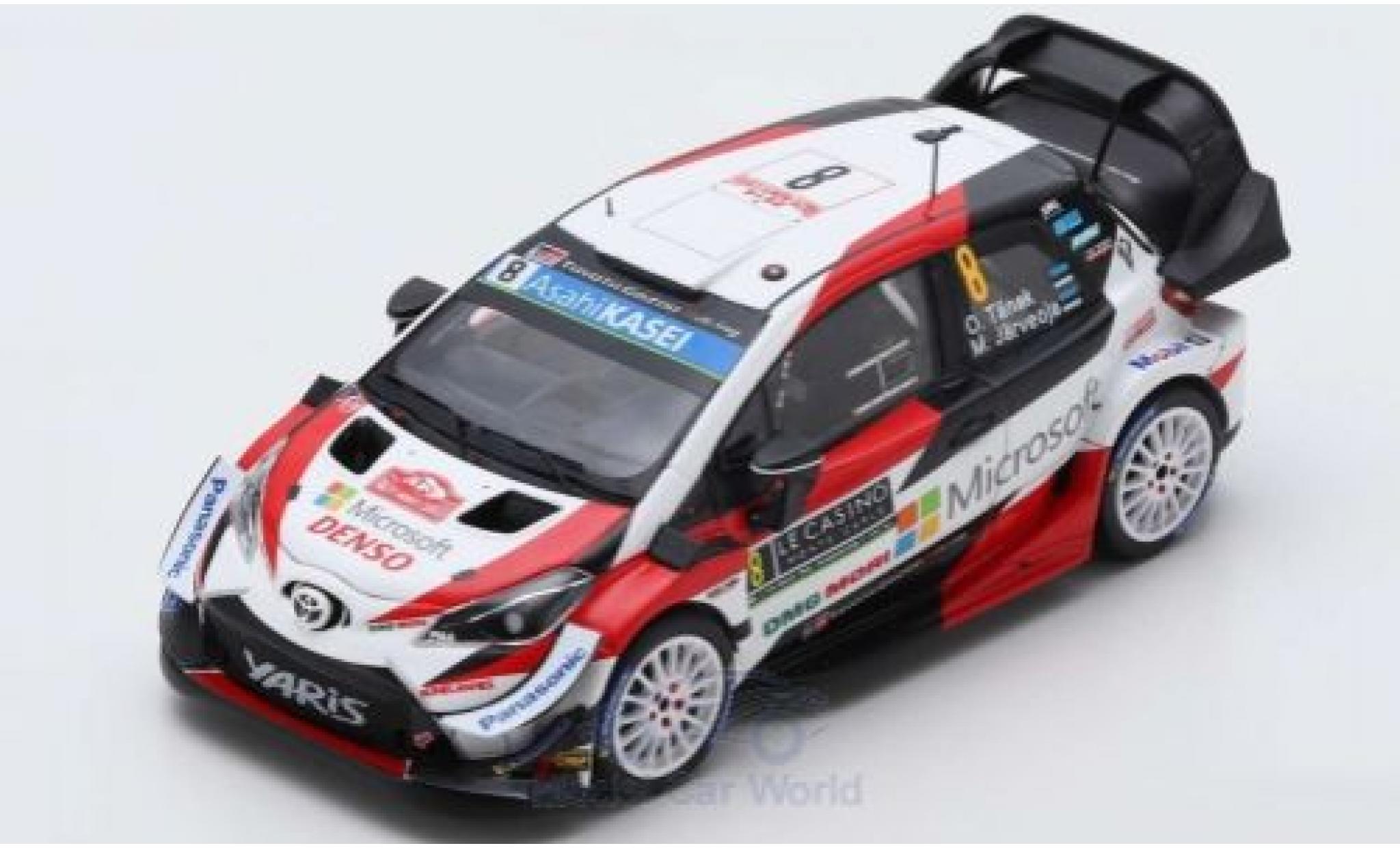 Toyota Yaris 1/43 Spark WRC No.8 Gazoo Racing WRT Rallye WM Rally Monte Carlo 2019 O.T&auml;nak/M.J&auml;rveoja modelauto