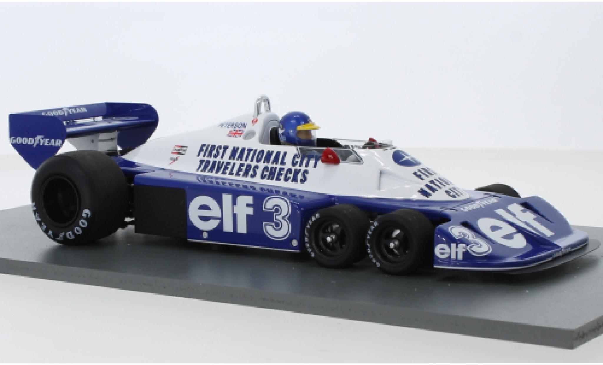 Tyrrell P34 1/18 Spark No.3 elf (F) GP Brasilien 1977 R.Peterson modelauto
