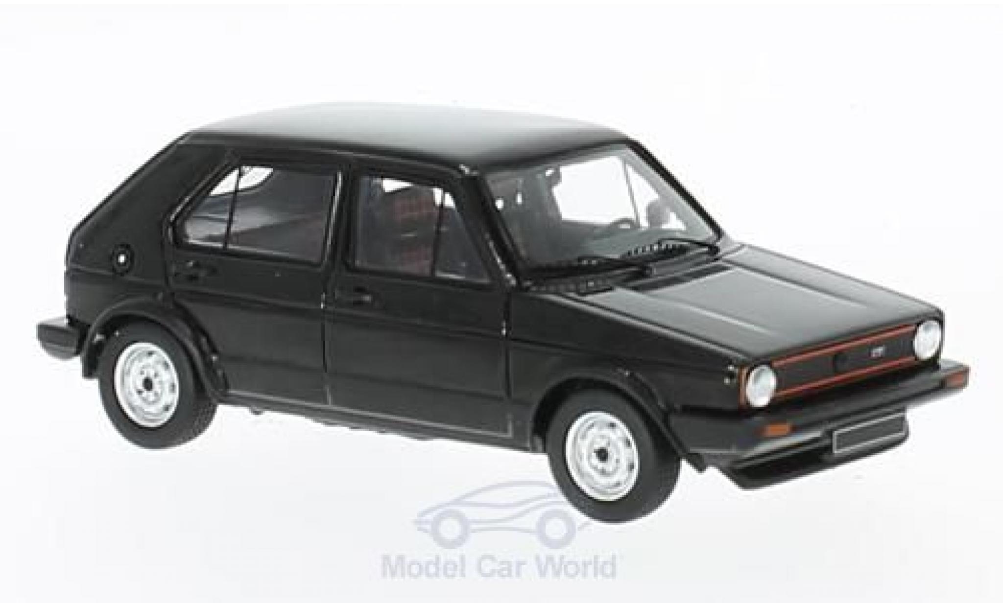 Volkswagen Golf V 1/43 Spark 1 GTI zwart 1976 modelauto