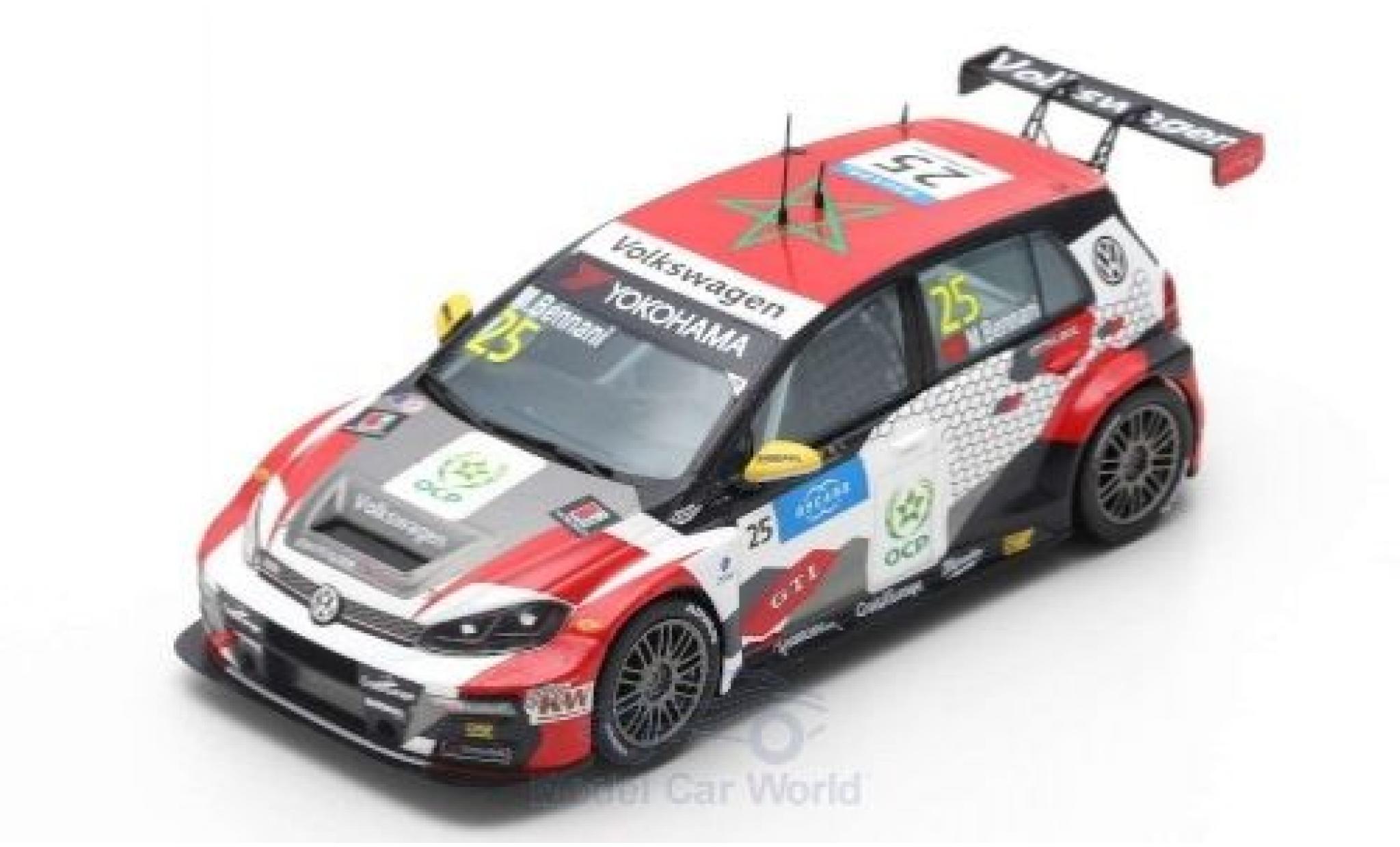 Volkswagen Golf 1/43 Spark GTI TCR No.25 Sebastien Loeb Racing WTCR Zandvoort 2019 M.Bennani modelauto